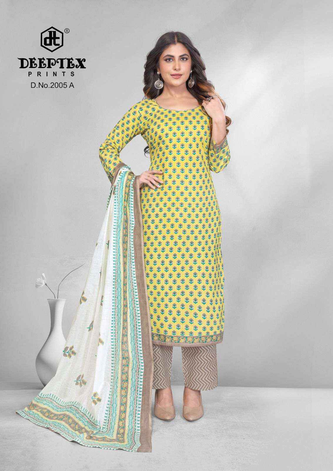 Deeptex 4 Colour Vol 2 Premium Wear Cotton Dress Material ( 32 Pcs Catalogue ) Surat Wholesale Market