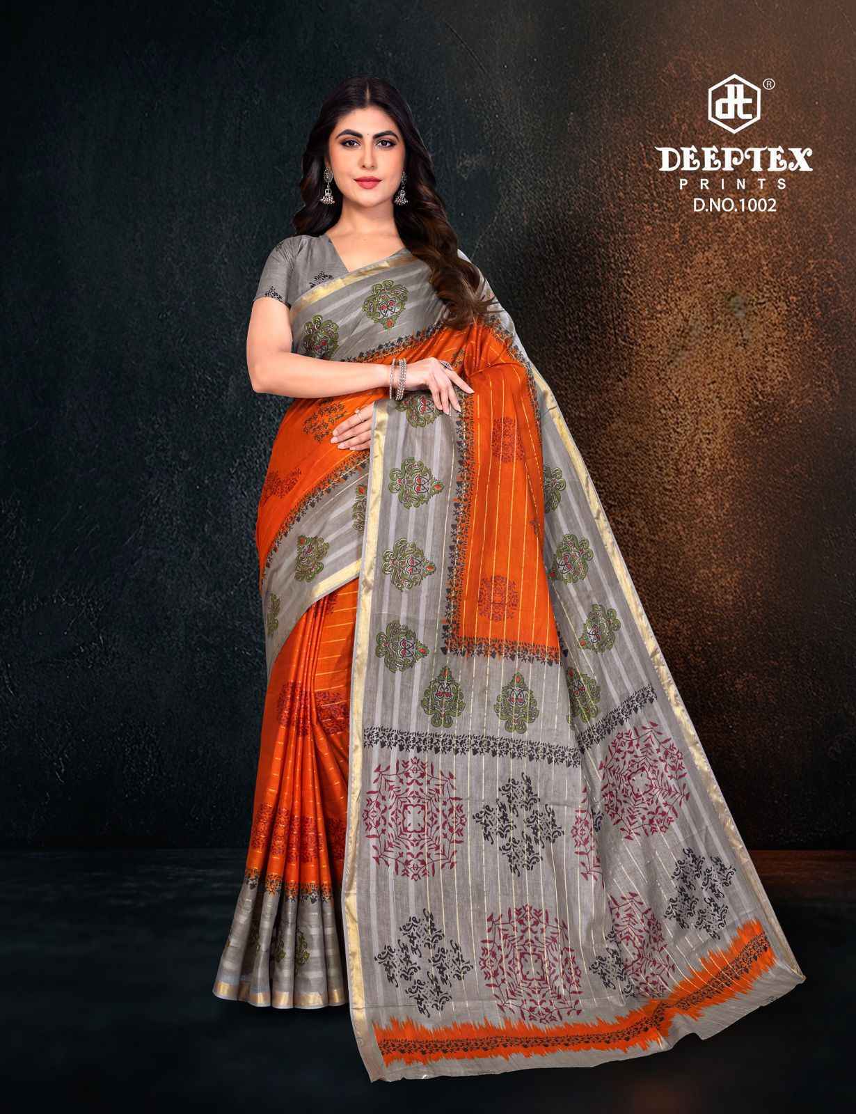 Deeptex Block Beauty Vol 1 Cotton Saree Wholesale Price ( 10 Pcs Catalog )