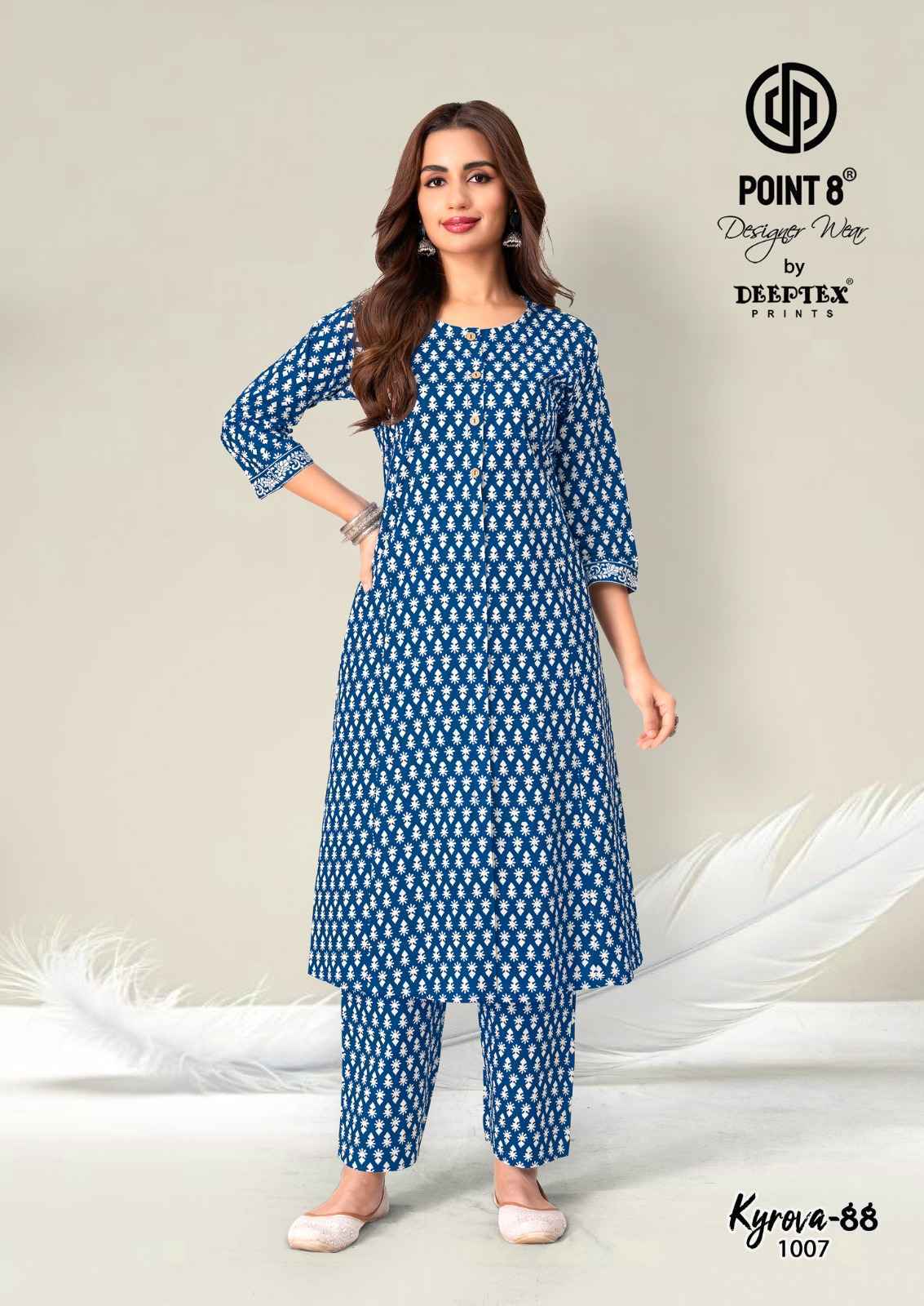Deeptex Kyrova Vol 88 - Cotton Co Ord Set - Latest Catalogue ( 8 pcs Catalog )