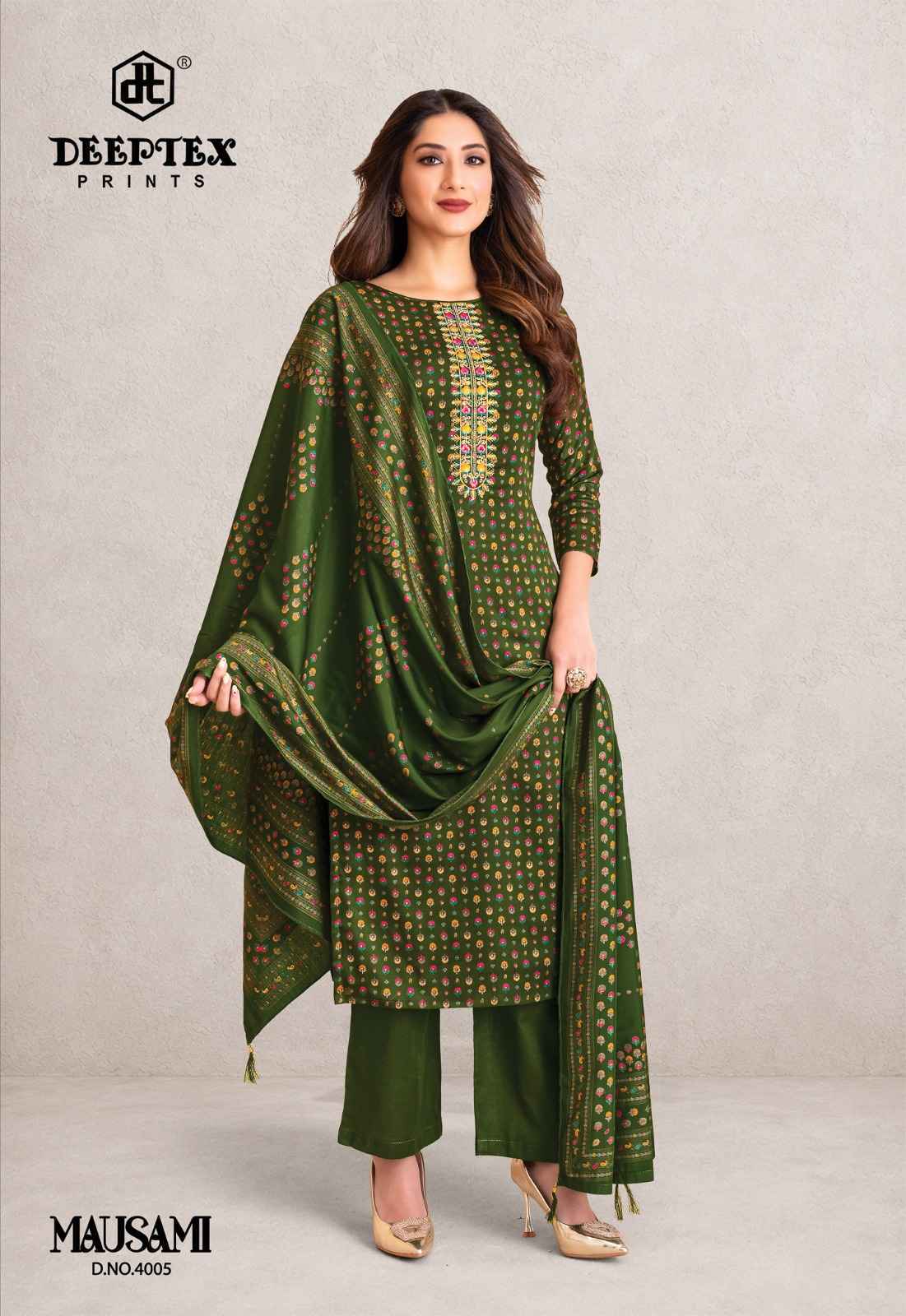 Deeptex Mausami Vol 4 - Wholesale Jam Satin Dress Material ( 8 pcs Catalog )
