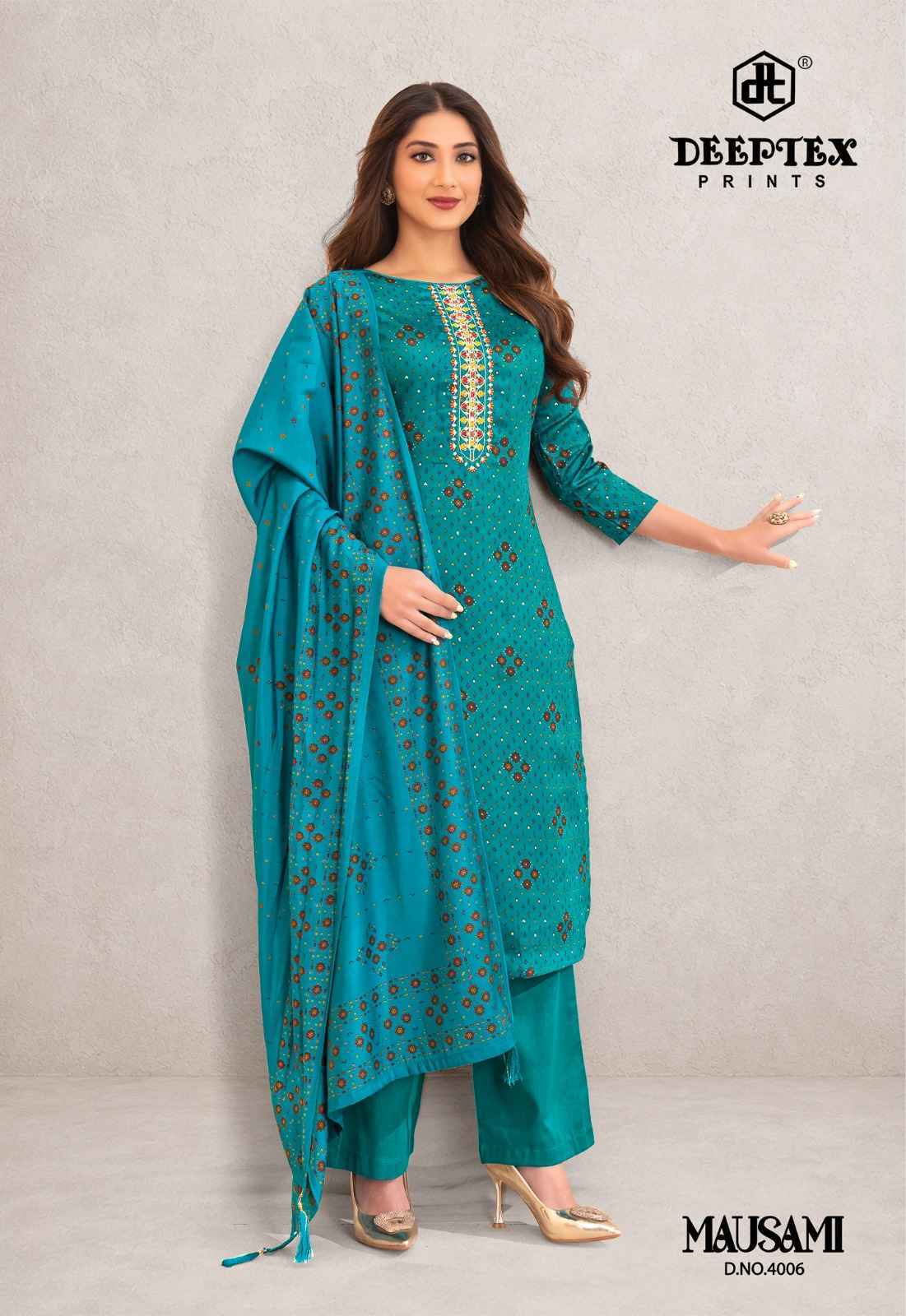 Deeptex Mausami Vol 4 - Wholesale Jam Satin Dress Material ( 8 pcs Catalog )