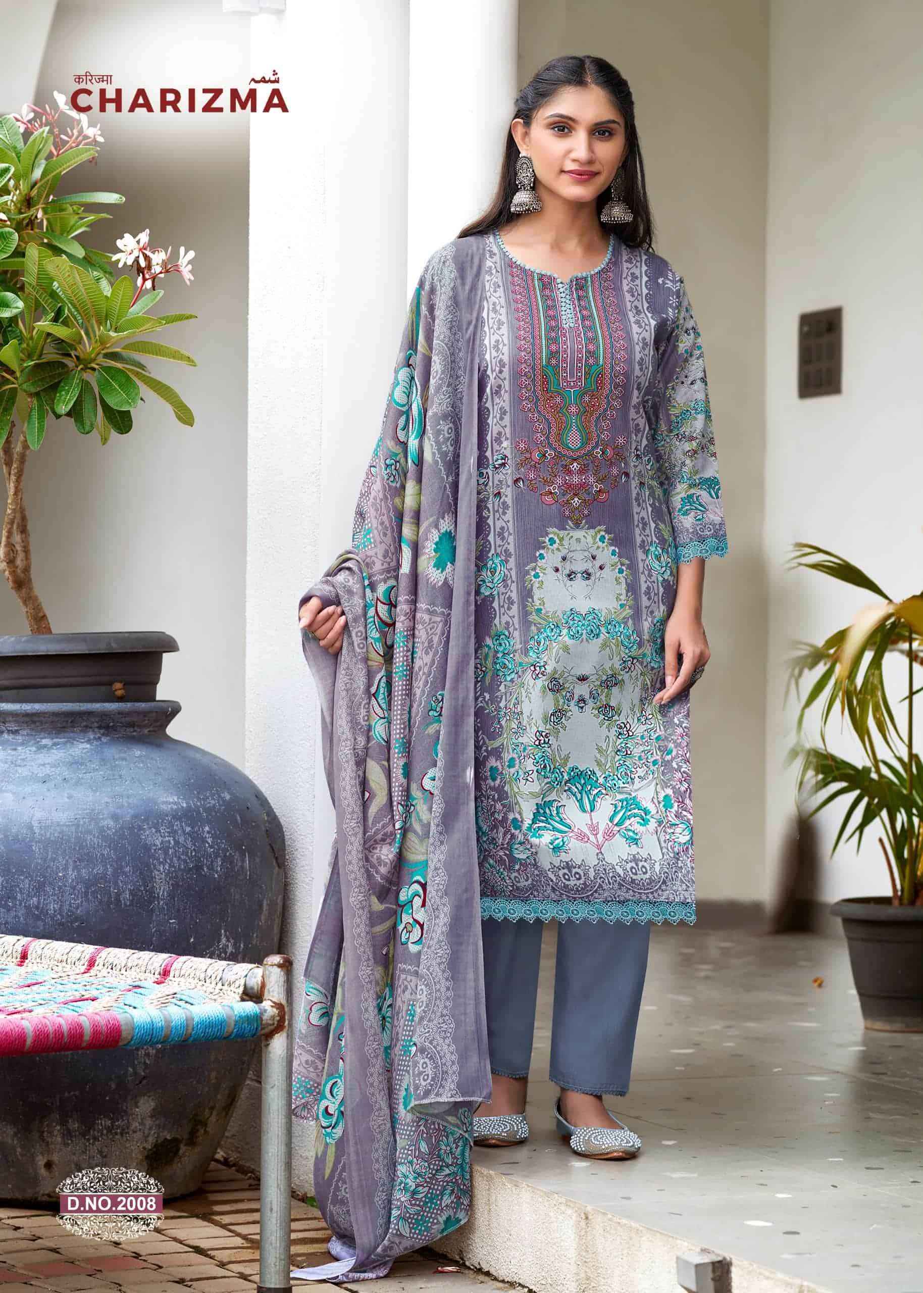 Ganesha Charizma Vol 2 Printed Karachi Cotton Salwar Kameez _ Surat Wholesale Market Price ( 8 Pcs Catalog )