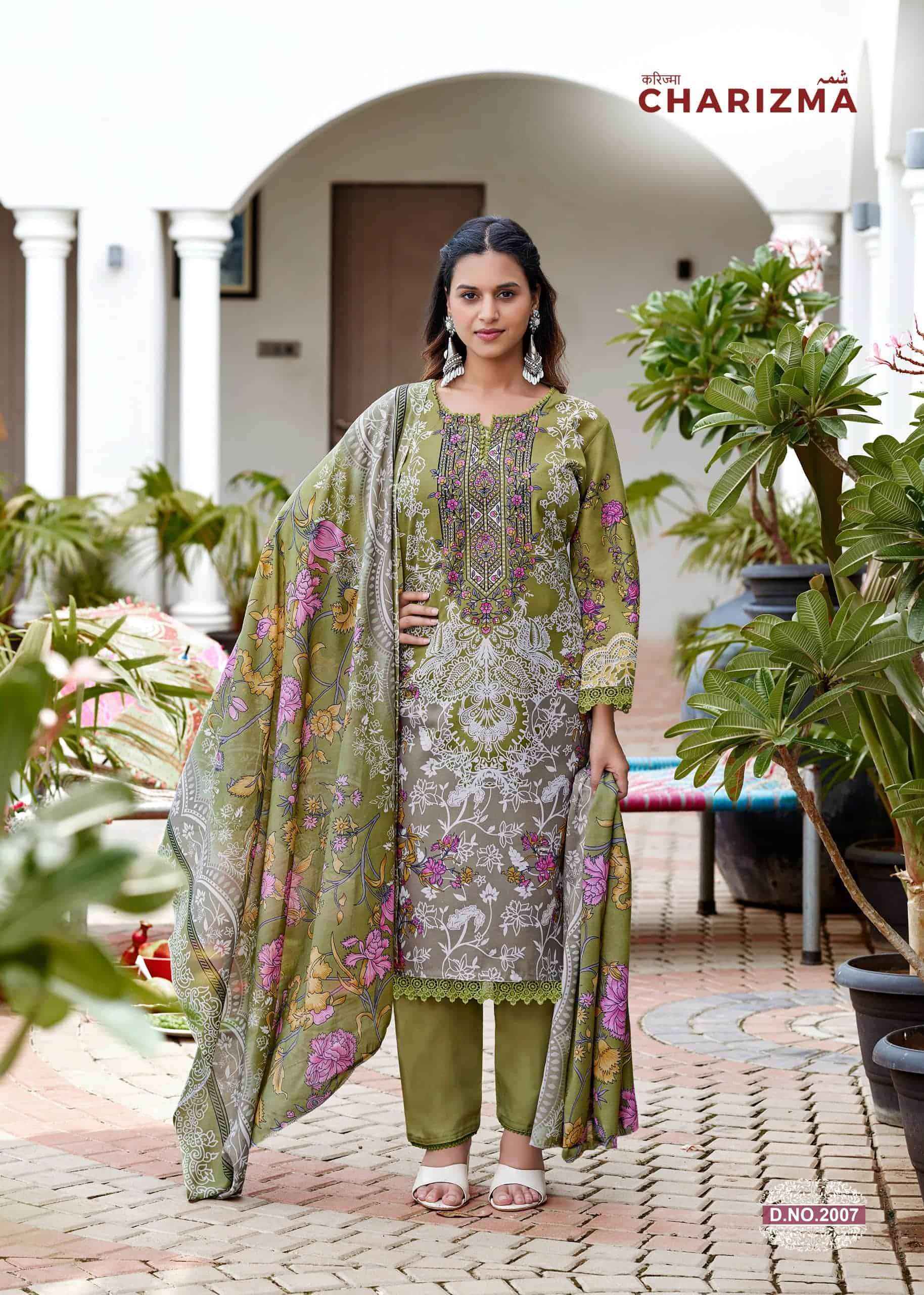 Ganesha Charizma Vol 2 Printed Karachi Cotton Salwar Kameez _ Surat Wholesale Market Price ( 8 Pcs Catalog )