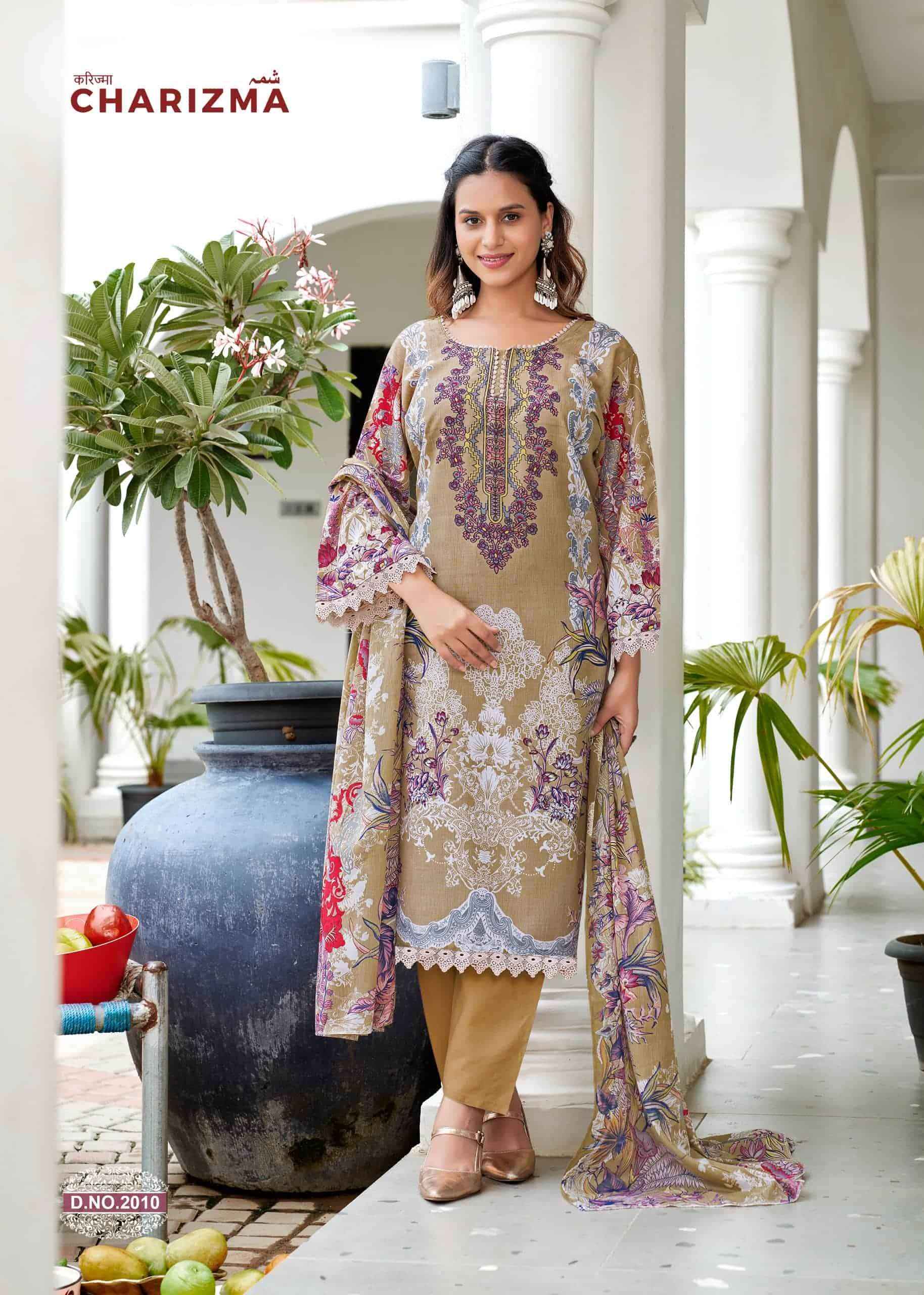 Ganesha Charizma Vol 2 Printed Karachi Cotton Salwar Kameez _ Surat Wholesale Market Price ( 8 Pcs Catalog )