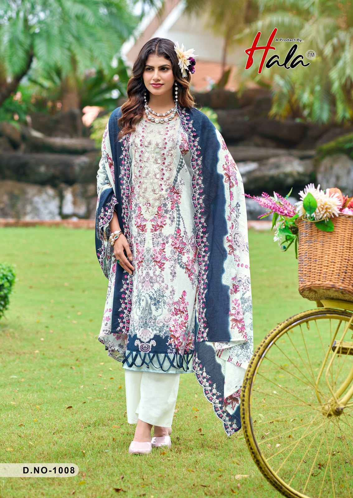 Hala Needle Wonder Lawn Cotton Salwar Kameez _ Surat Wholesale Market Price ( 8 Pcs Catalog )