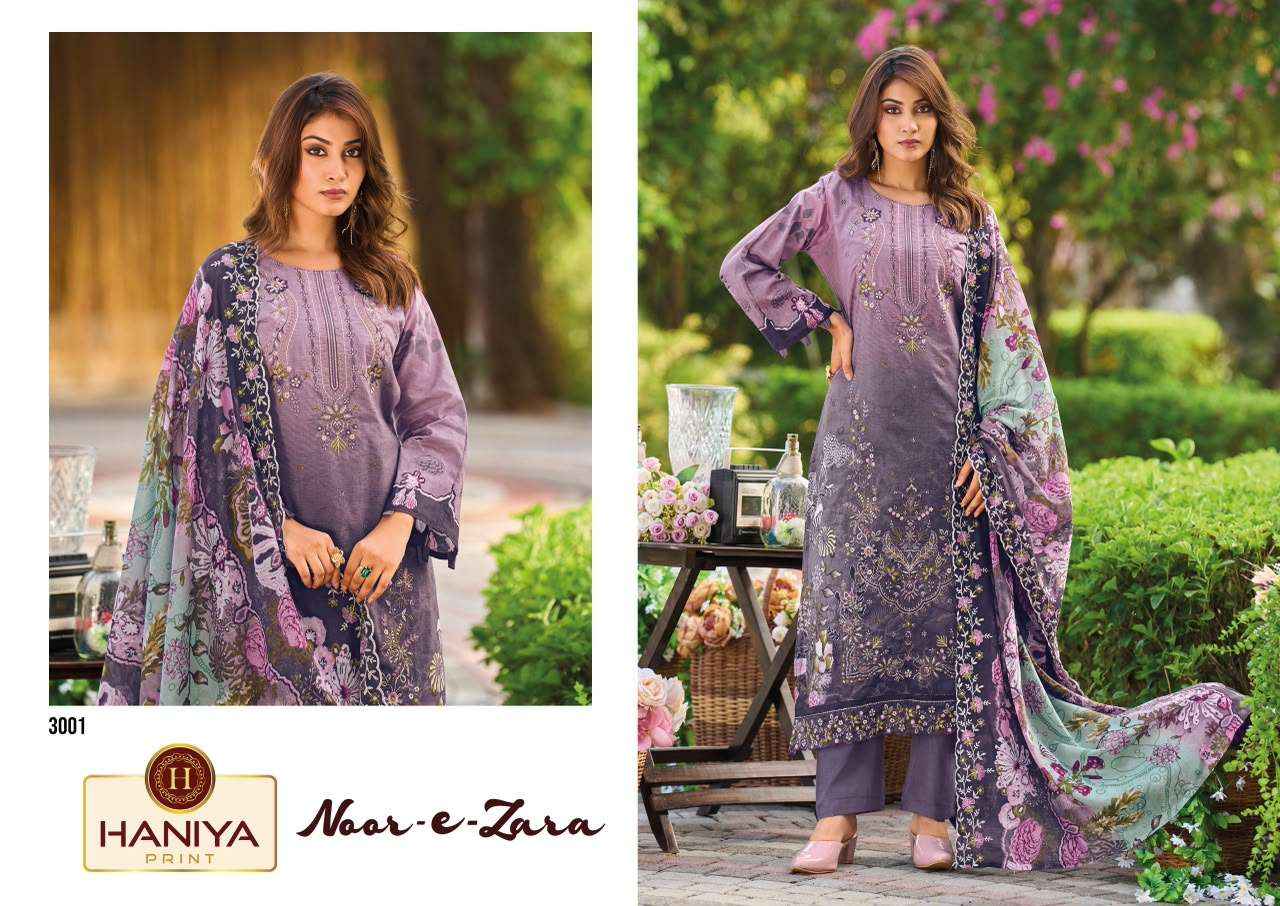 Haniya Print Noor E Zara Pure Cotton Premium Wear Salwar Kameez _ Surat  Wholesale Market Price ( 8 Pcs Catalog )
