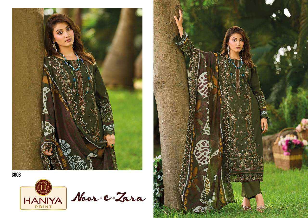 Haniya Print Noor E Zara Pure Cotton Premium Wear Salwar Kameez _ Surat  Wholesale Market Price ( 8 Pcs Catalog )