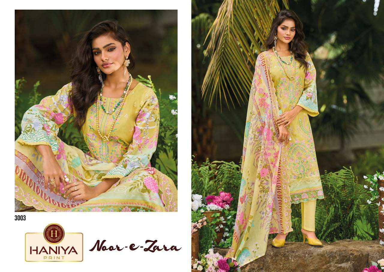 Haniya Print Noor E Zara Pure Cotton Premium Wear Salwar Kameez _ Surat  Wholesale Market Price ( 8 Pcs Catalog )