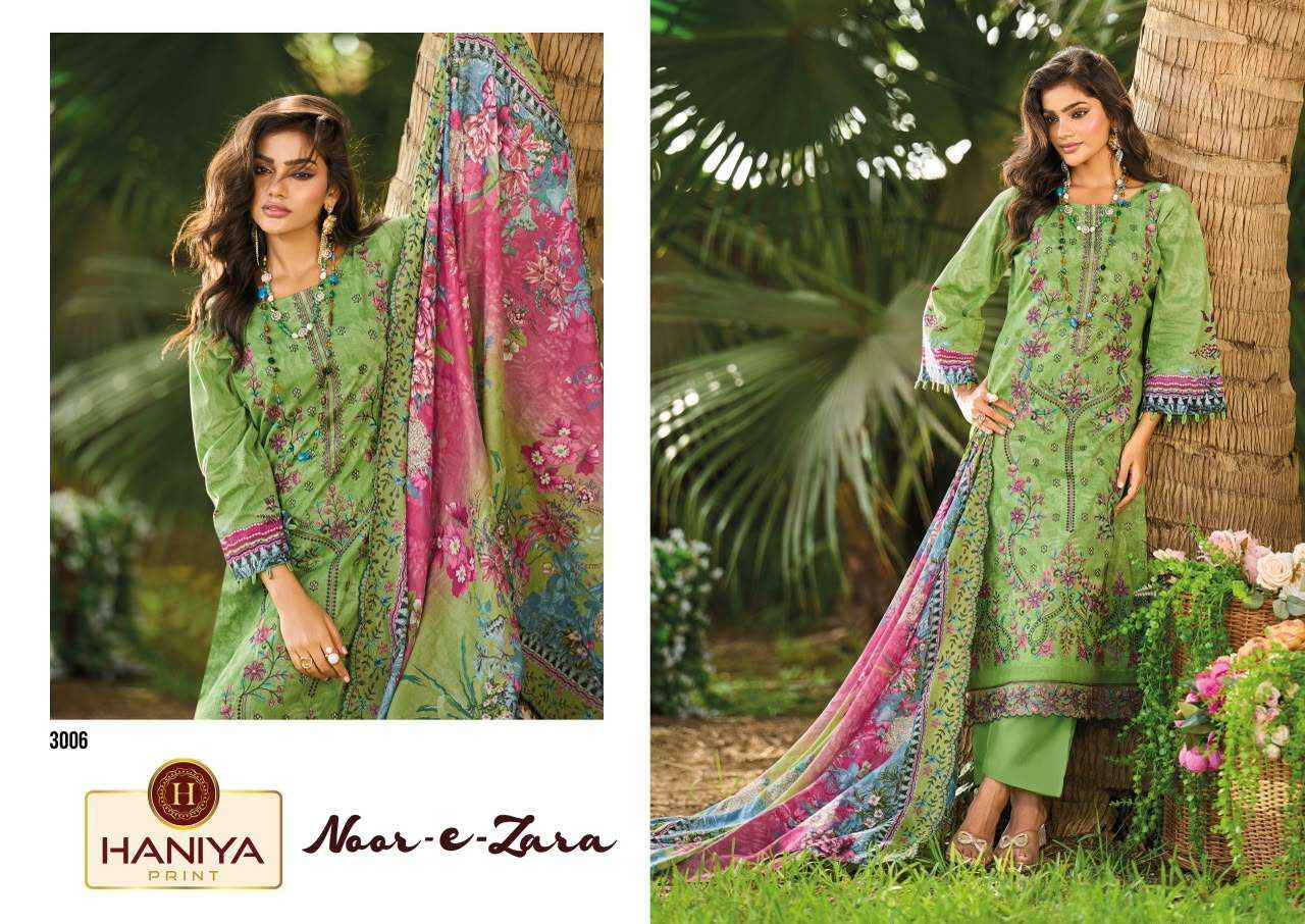 Haniya Print Noor E Zara Pure Cotton Premium Wear Salwar Kameez _ Surat  Wholesale Market Price ( 8 Pcs Catalog )