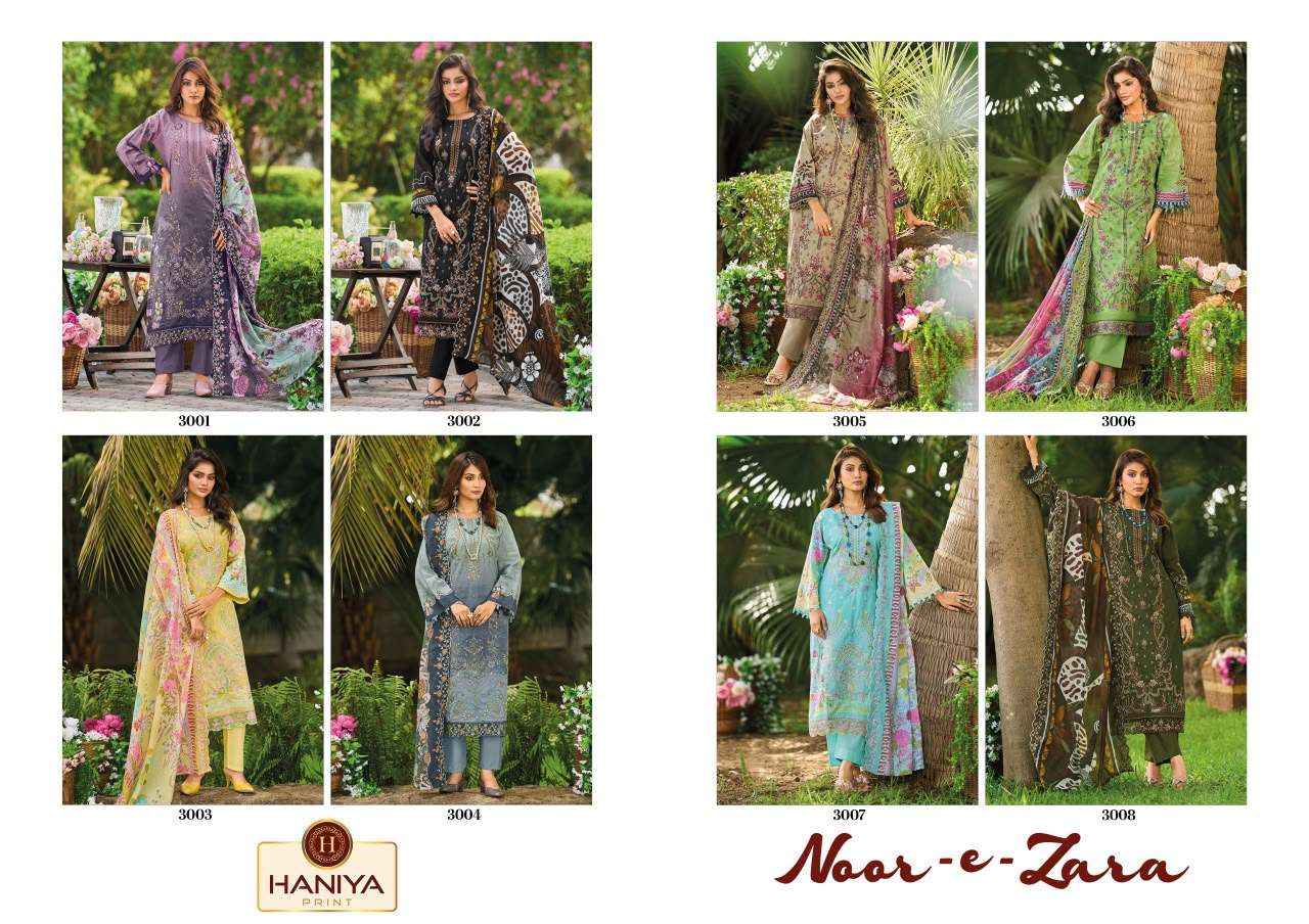 Haniya Print Noor E Zara Pure Cotton Premium Wear Salwar Kameez _ Surat  Wholesale Market Price ( 8 Pcs Catalog )