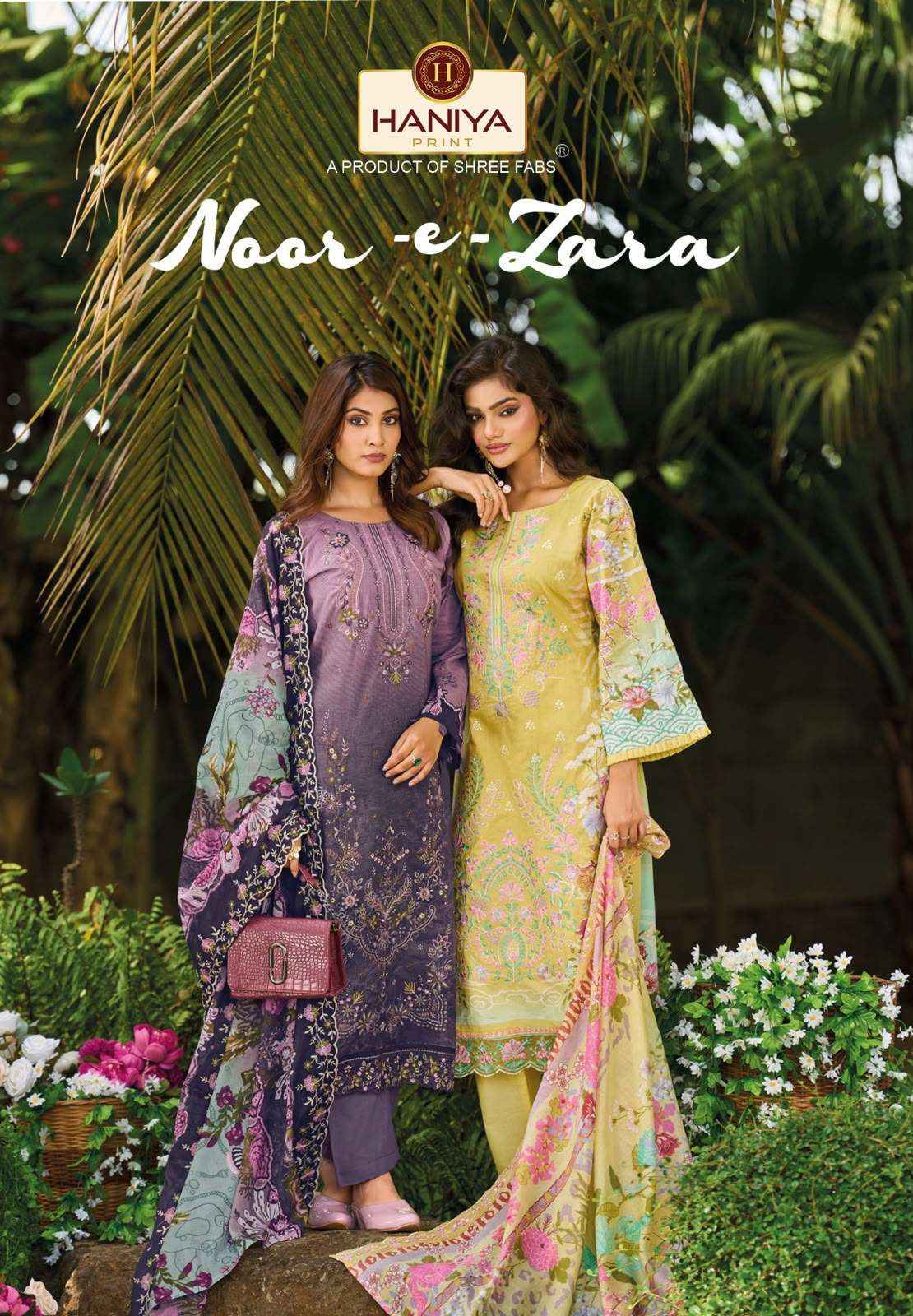 Haniya Print Noor E Zara Pure Cotton Premium Wear Salwar Kameez _ Surat  Wholesale Market Price ( 8 Pcs Catalog )