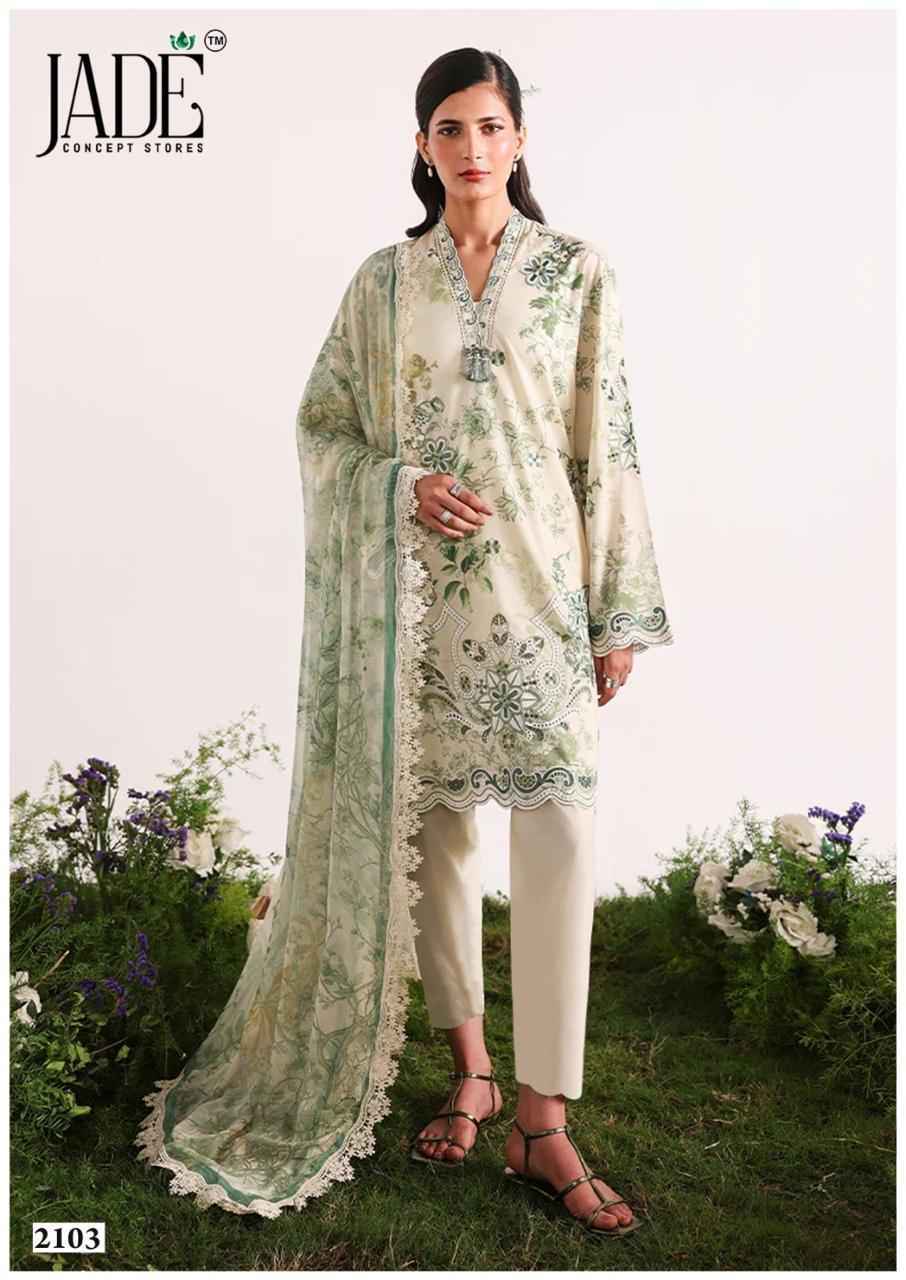 Jade Bin Saeed Heavy Luxury Vol 21 - Wholesale Cotton Dress Material ( 6 pcs Catalog )