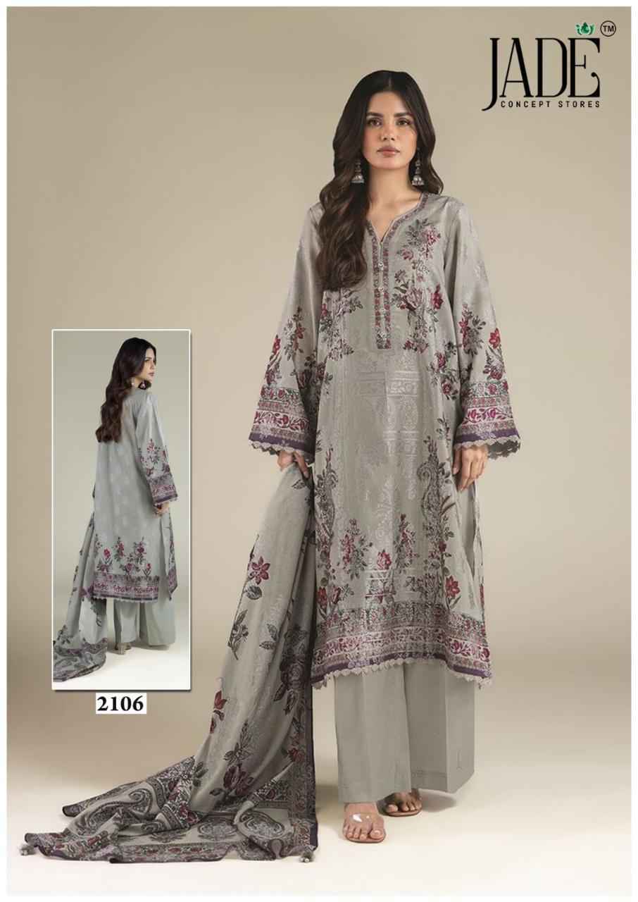 Jade Bin Saeed Heavy Luxury Vol 21 - Wholesale Cotton Dress Material ( 6 pcs Catalog )