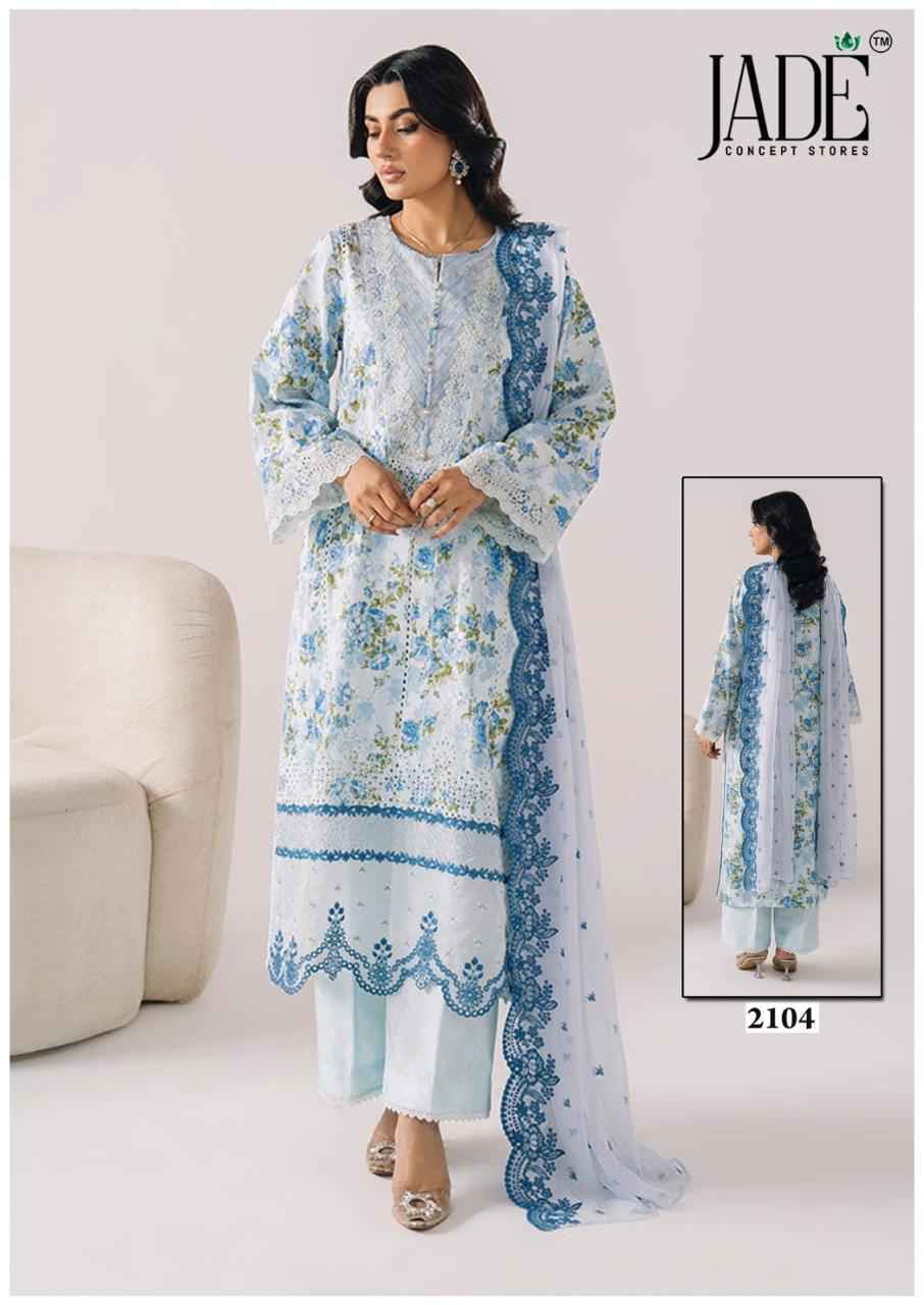 Jade Bin Saeed Heavy Luxury Vol 21 - Wholesale Cotton Dress Material ( 6 pcs Catalog )