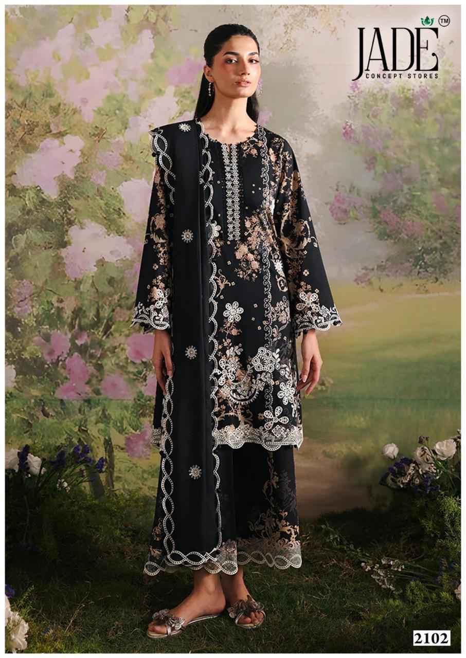 Jade Bin Saeed Heavy Luxury Vol 21 - Wholesale Cotton Dress Material ( 6 pcs Catalog )