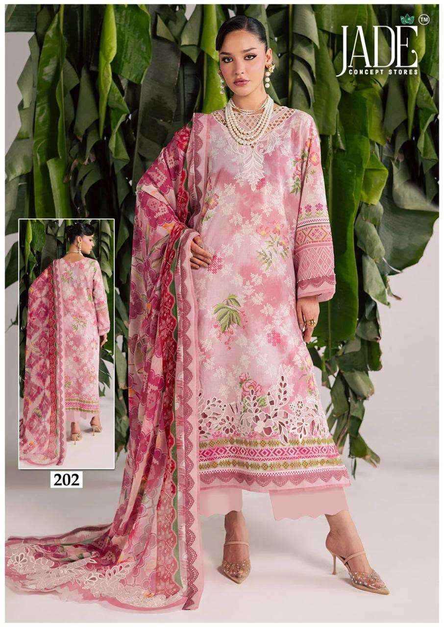 Jade Chevron Vol 21 Pakistani Print Cotton Salwar Suit _ Surat Wholesale Market Price ( 6 Pcs Catalog )