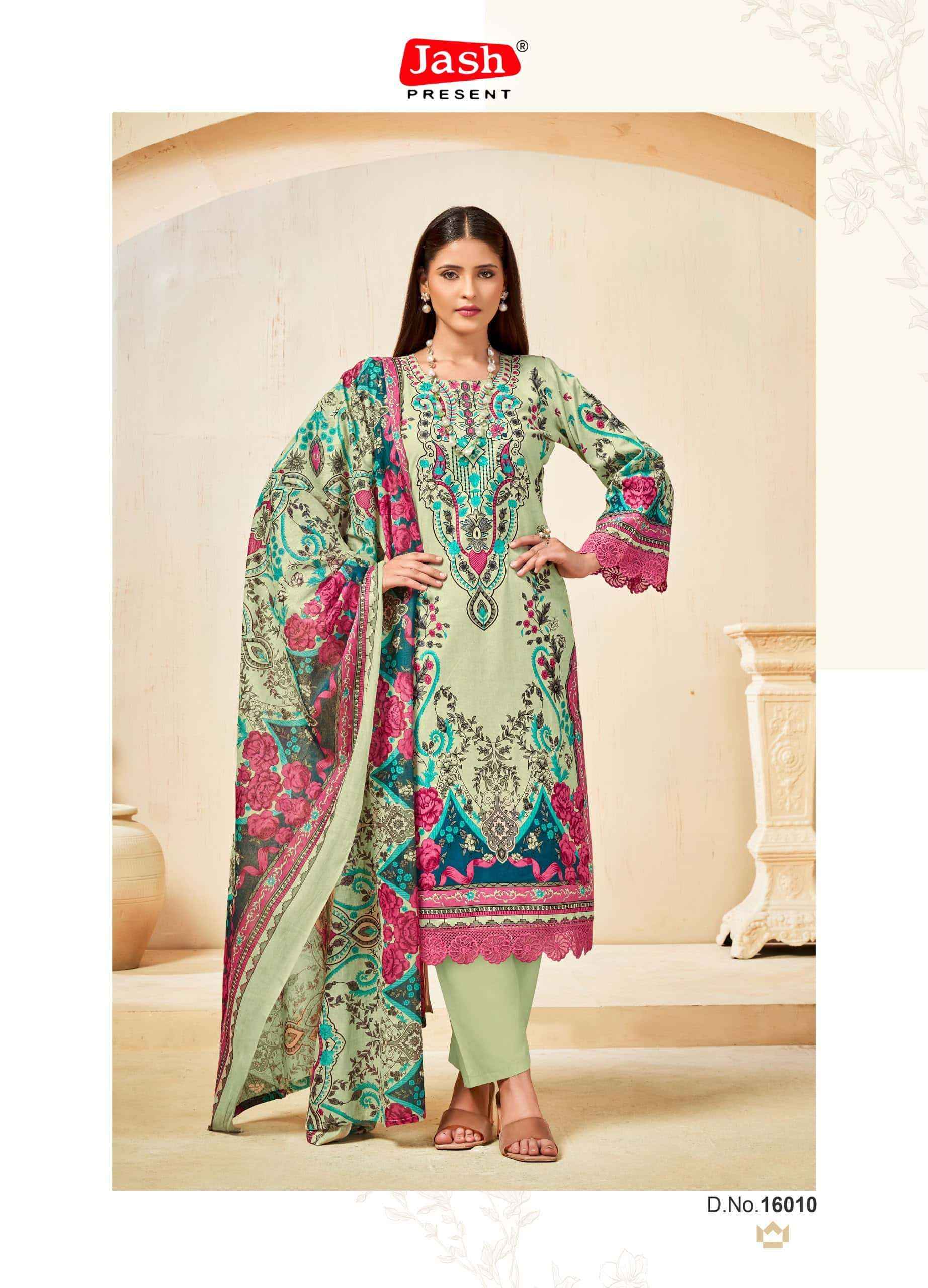 Jash Bellisha Vol 16 Pakistani Print Cotton Salwar Kameez _ Wholesale Price ( 10 Pcs Catalog )