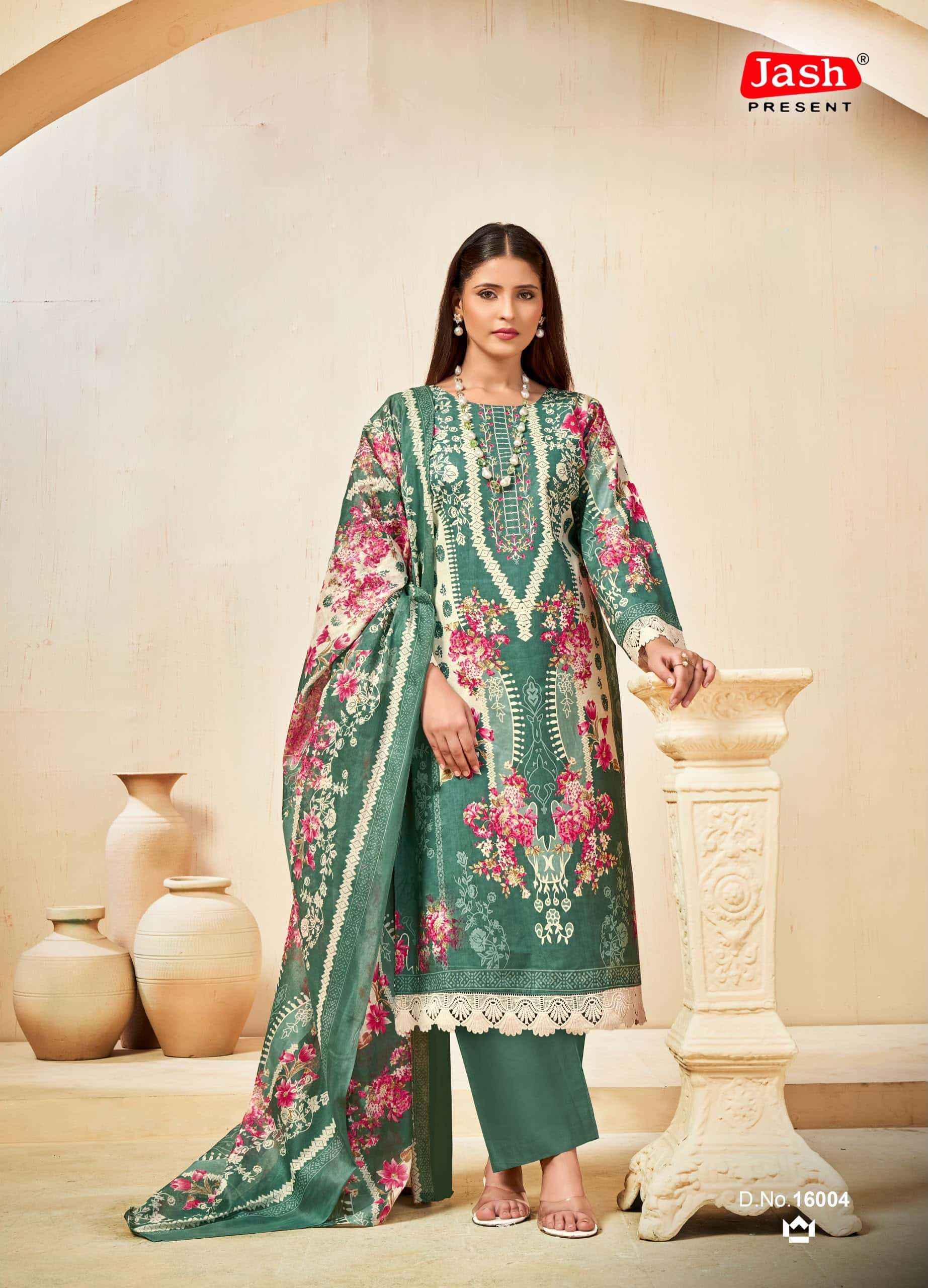 Jash Bellisha Vol 16 Pakistani Print Cotton Salwar Kameez _ Wholesale Price ( 10 Pcs Catalog )