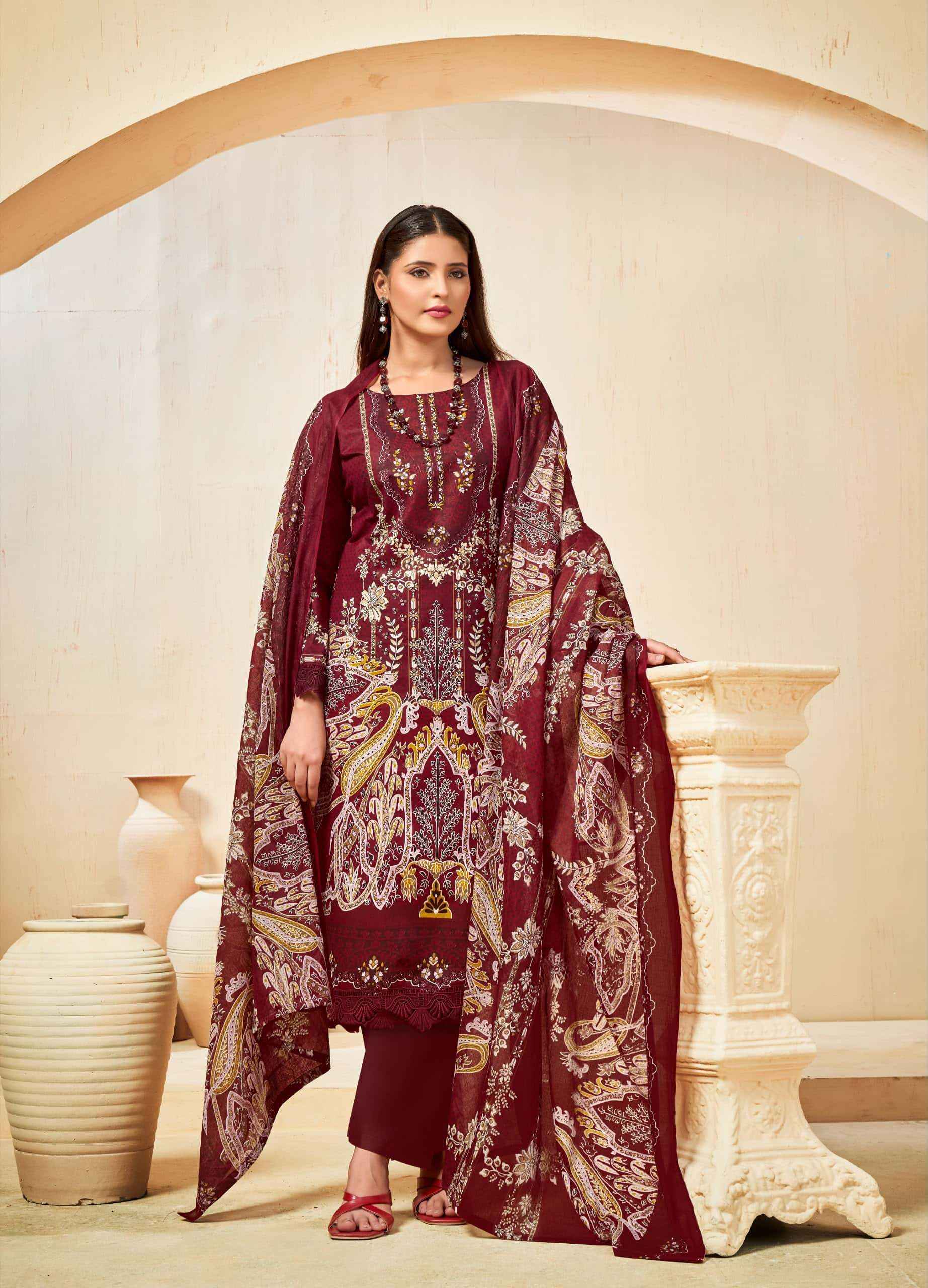 Jash Bellisha Vol 16 Pakistani Print Cotton Salwar Kameez _ Wholesale Price ( 10 Pcs Catalog )