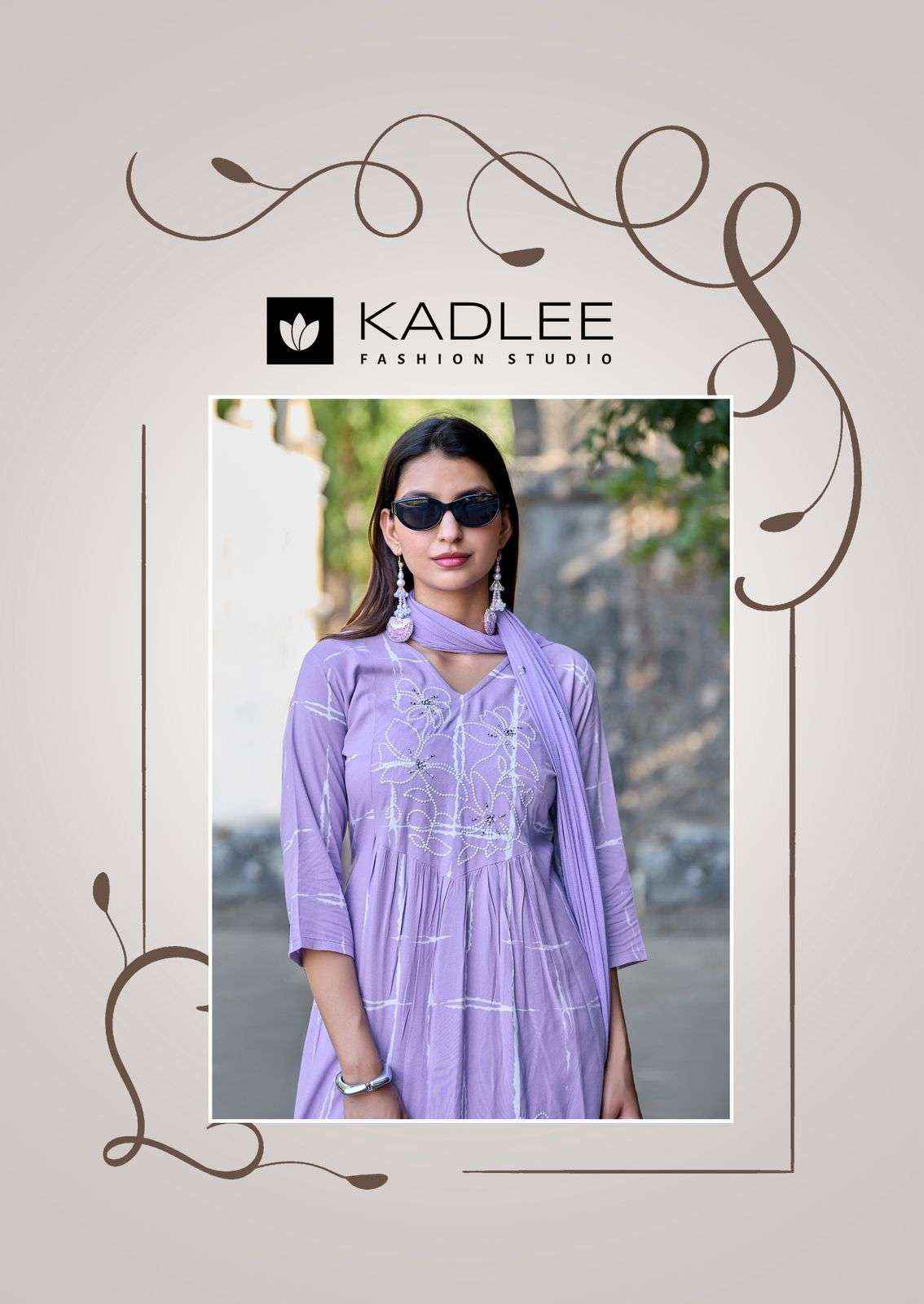 Kadlee Rimzim Readymade Fancy 3 Piece Pair Set _ Surat Wholesale market Price ( 4 Pcs Catalog )
