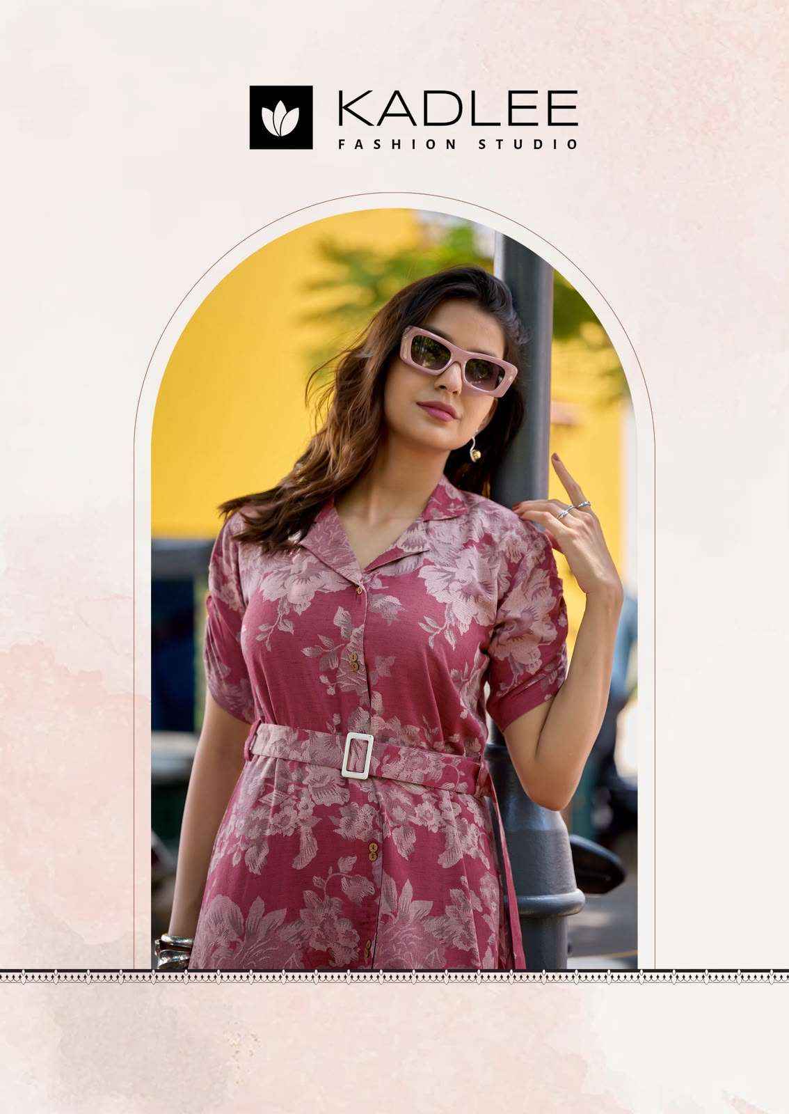 Kadlee Valentine Western Wear Frock Style Kurta Set _ Surat Wholesale Market Price ( 5 Pcs Catalog )