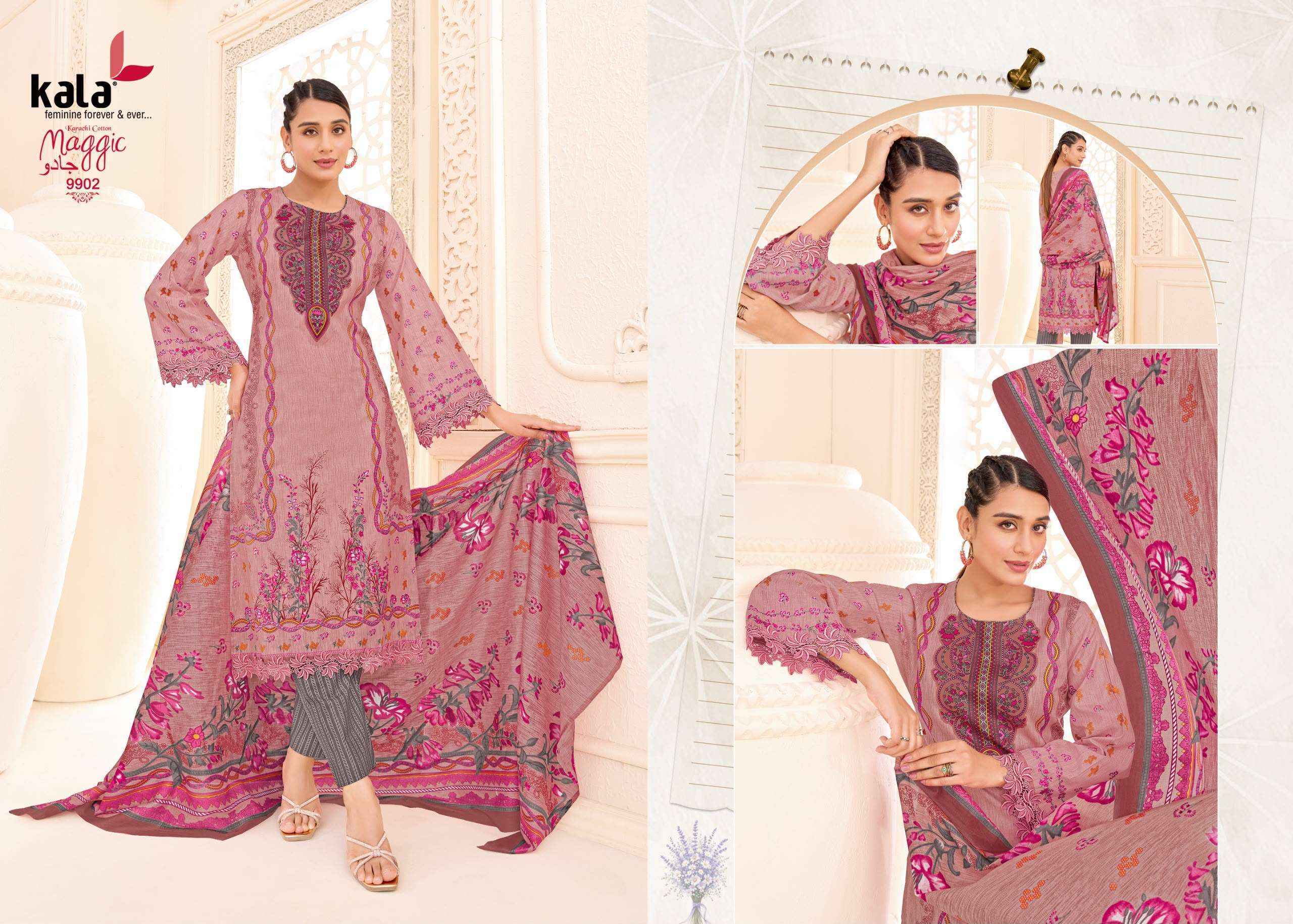Kala Maggic Vol 25 Cotton Salwar Suit _ Surat Wholesale Market Price ( 12 Pcs Catalog )