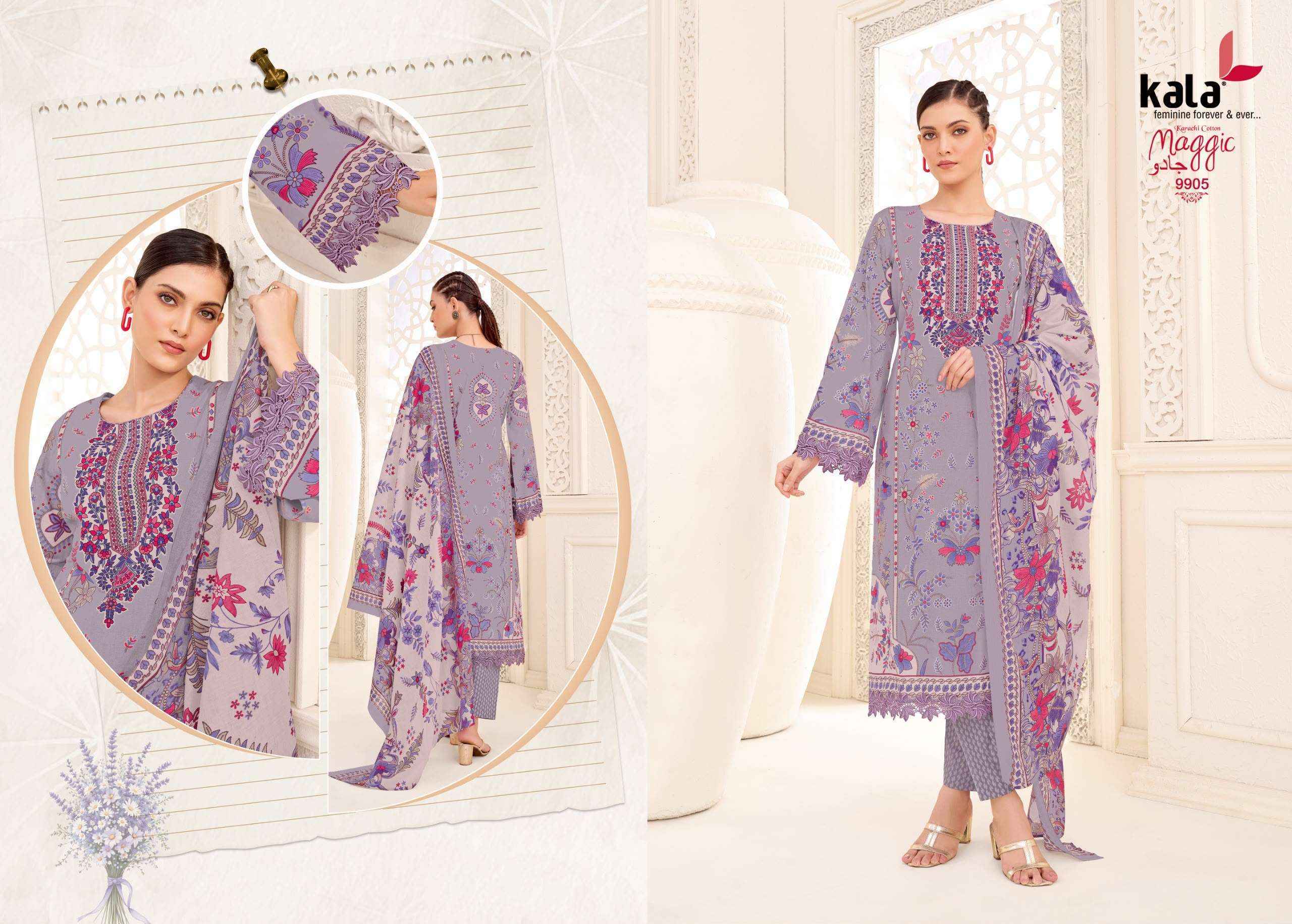 Kala Maggic Vol 25 Cotton Salwar Suit _ Surat Wholesale Market Price ( 12 Pcs Catalog )