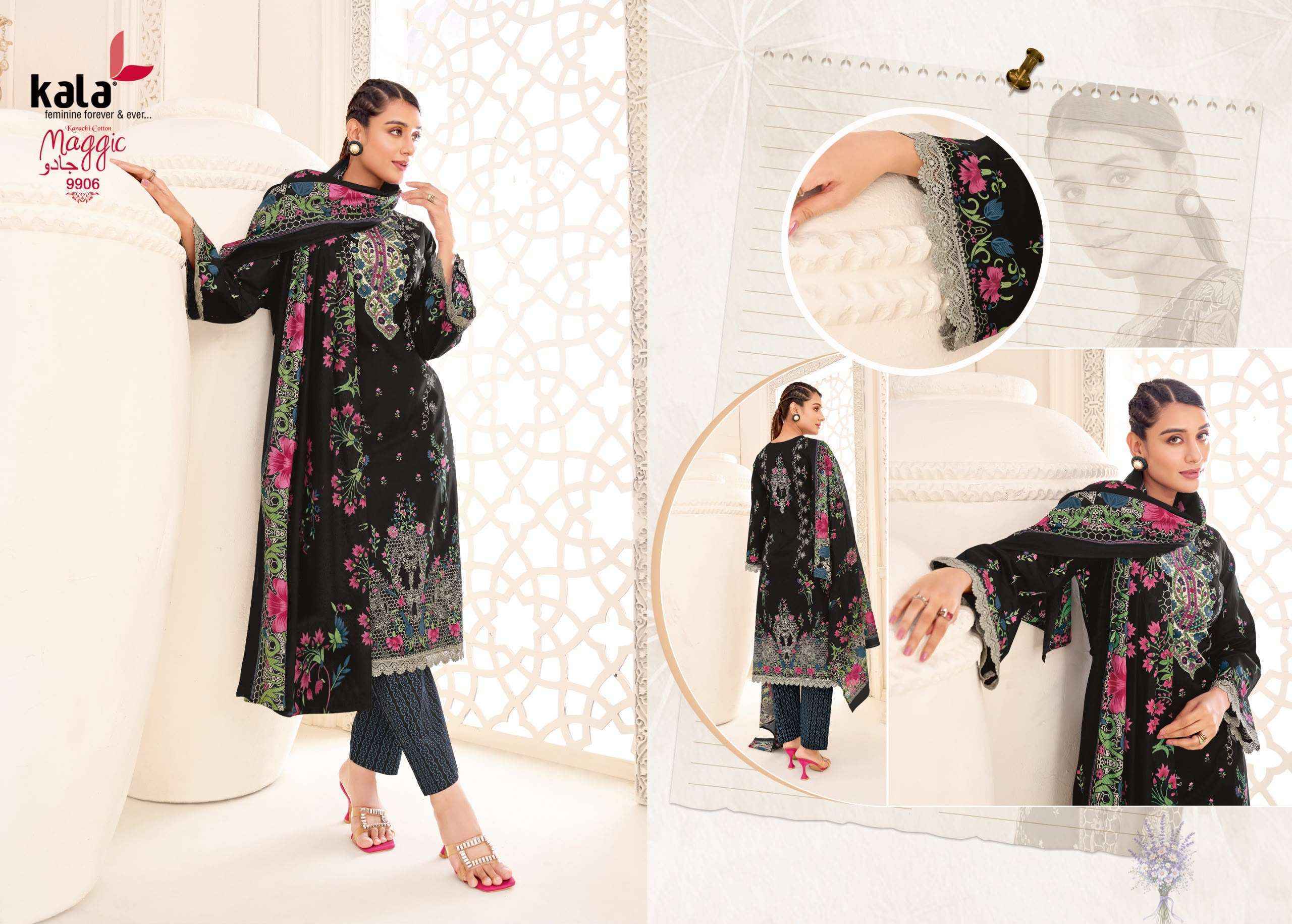 Kala Maggic Vol 25 Cotton Salwar Suit _ Surat Wholesale Market Price ( 12 Pcs Catalog )