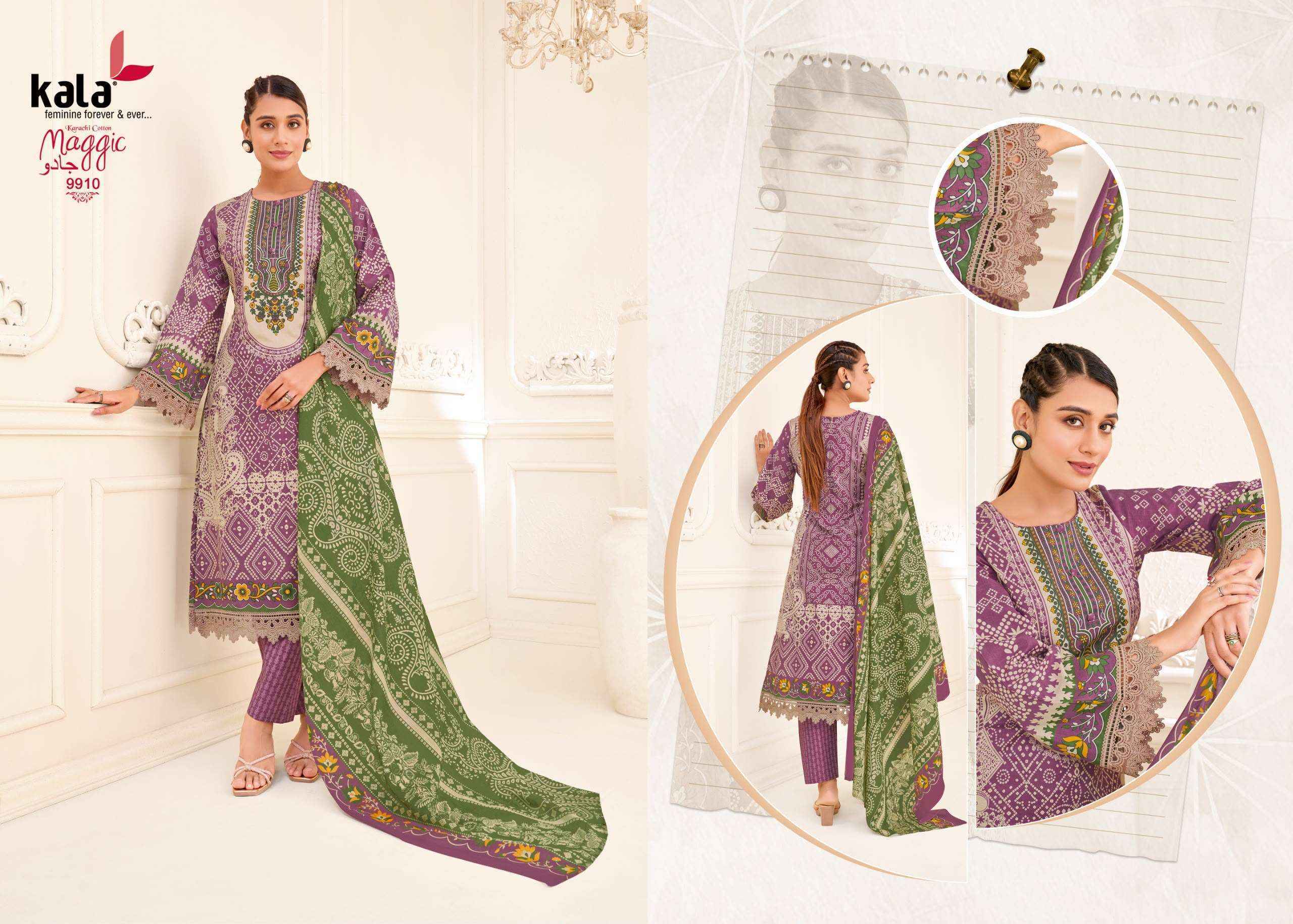Kala Maggic Vol 25 Cotton Salwar Suit _ Surat Wholesale Market Price ( 12 Pcs Catalog )