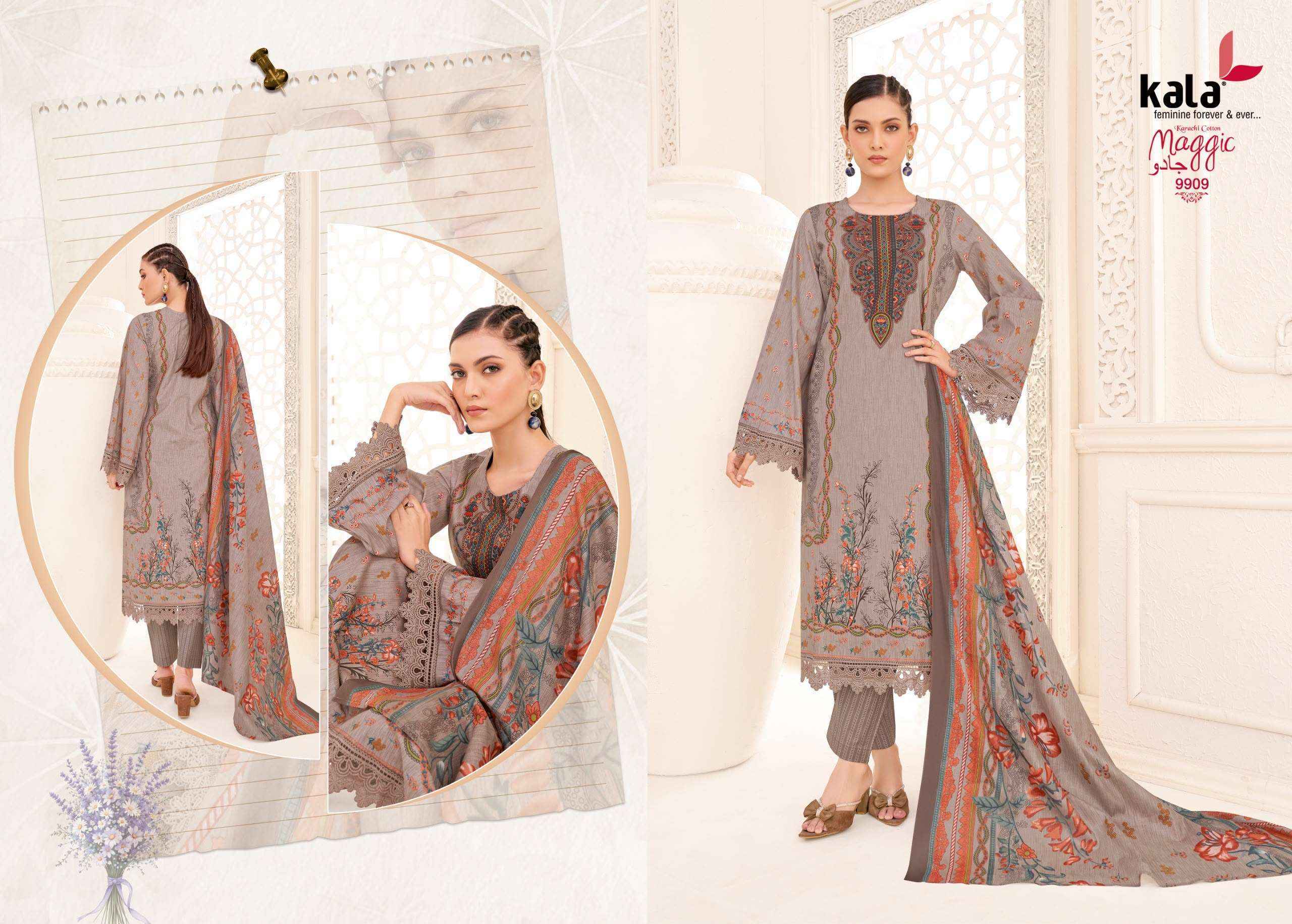 Kala Maggic Vol 25 Cotton Salwar Suit _ Surat Wholesale Market Price ( 12 Pcs Catalog )