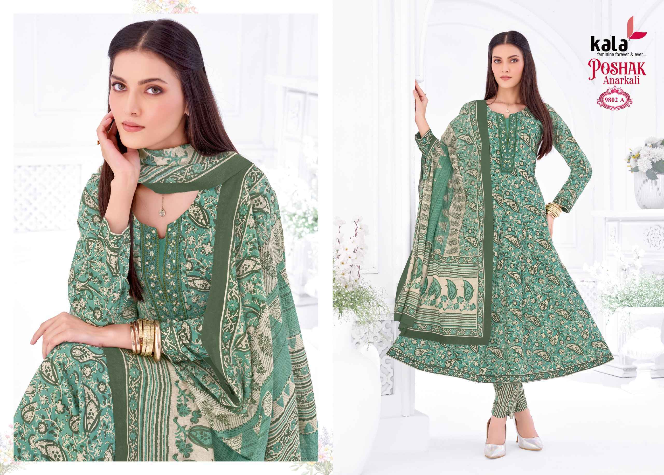 Kala Poshak Anarkali Vol 5 Wholesale | Readymade Cotton Suits Set