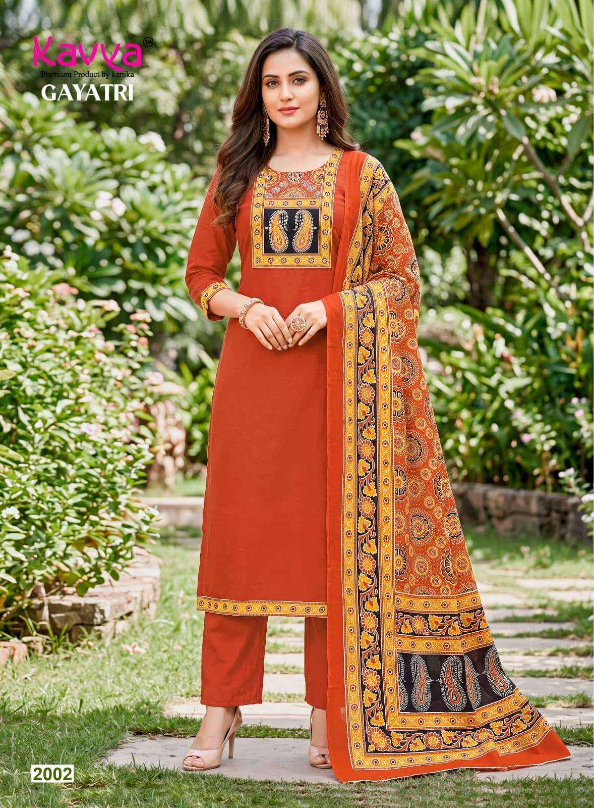 Kavya Gayatri Vol 2 Dhabu Cotton Readymade Suits - Surat Wholesale Market ( 10 Pcs Catalog )
