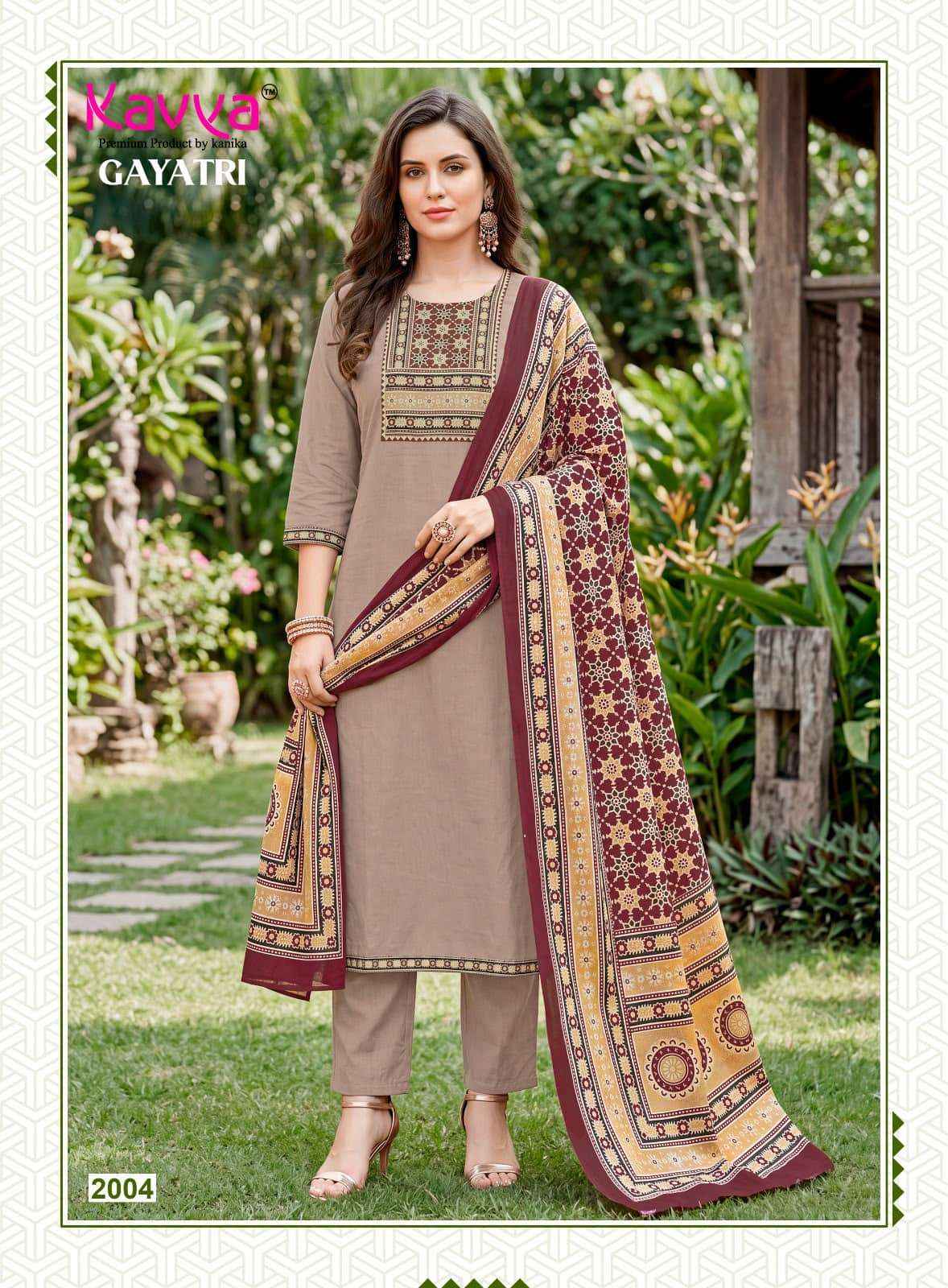 Kavya Gayatri Vol 2 Dhabu Cotton Readymade Suits - Surat Wholesale Market ( 10 Pcs Catalog )