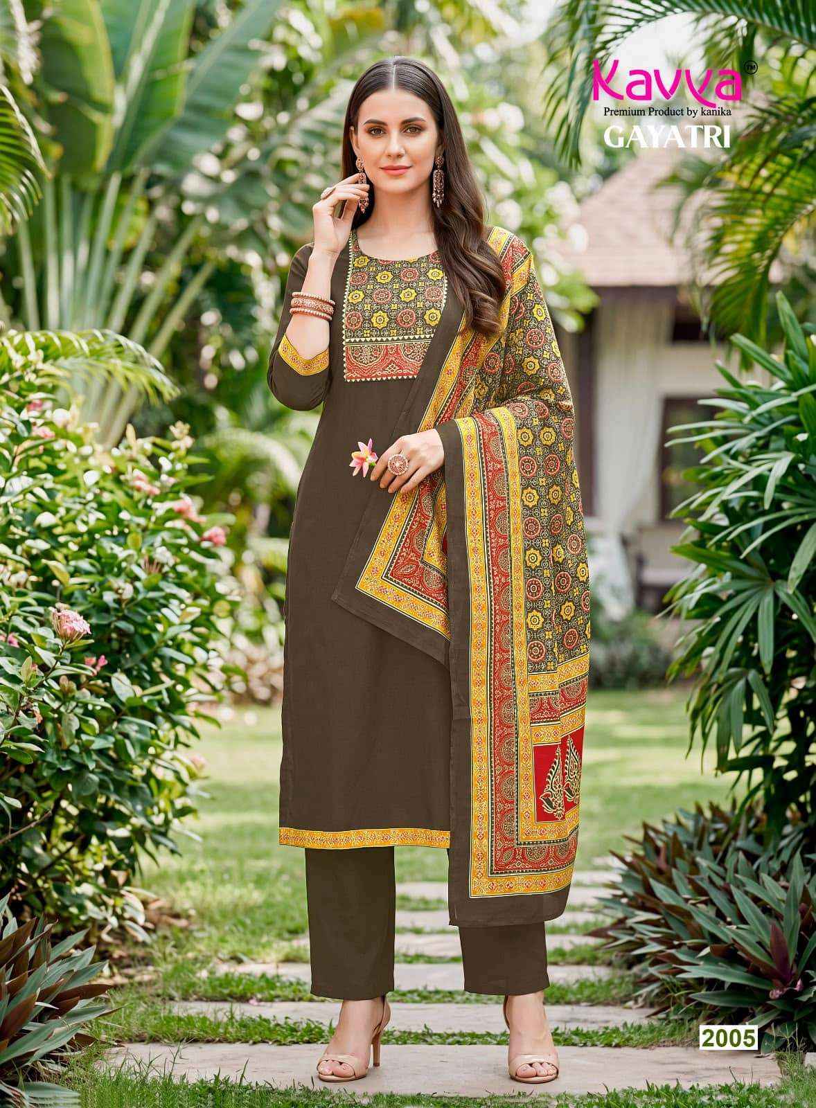 Kavya Gayatri Vol 2 Dhabu Cotton Readymade Suits - Surat Wholesale Market ( 10 Pcs Catalog )