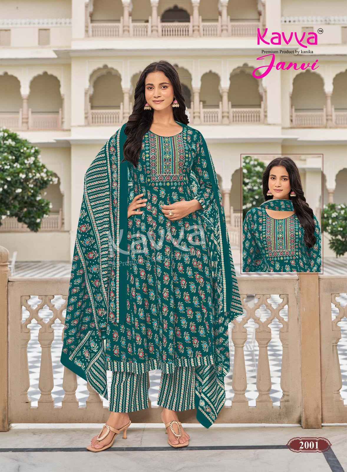 Kavya Janvi Vol 2 Malaysian Cotton Kurti Combo Set _ Surat Wholesale Market Price ( 10 Pcs Catalog )