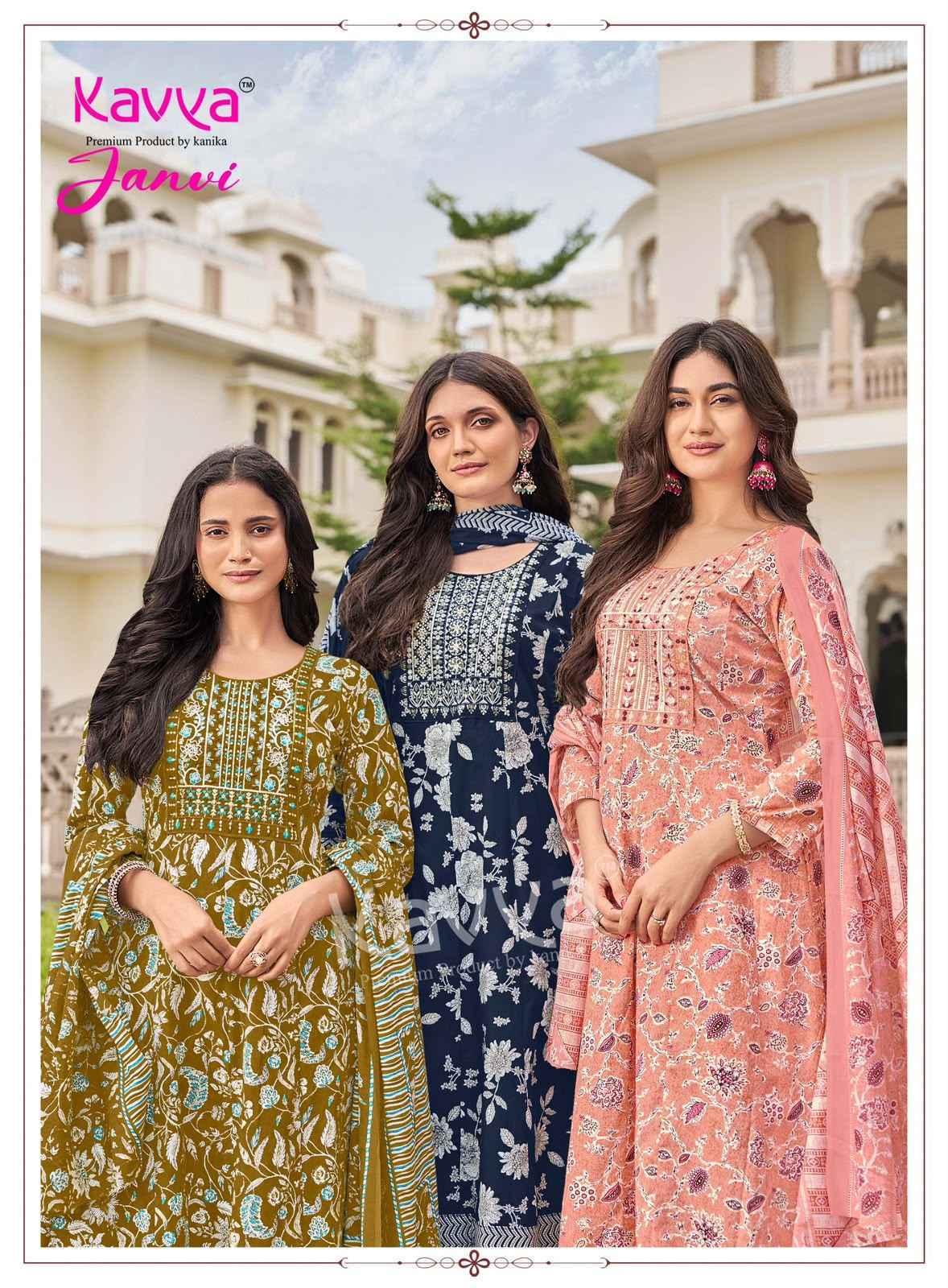 Kavya Janvi Vol 2 Malaysian Cotton Kurti Combo Set _ Surat Wholesale Market Price ( 10 Pcs Catalog )
