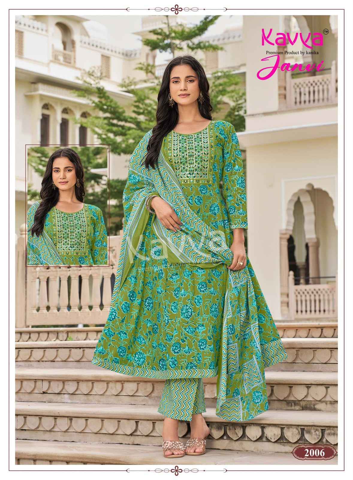 Kavya Janvi Vol 2 Malaysian Cotton Kurti Combo Set _ Surat Wholesale Market Price ( 10 Pcs Catalog )