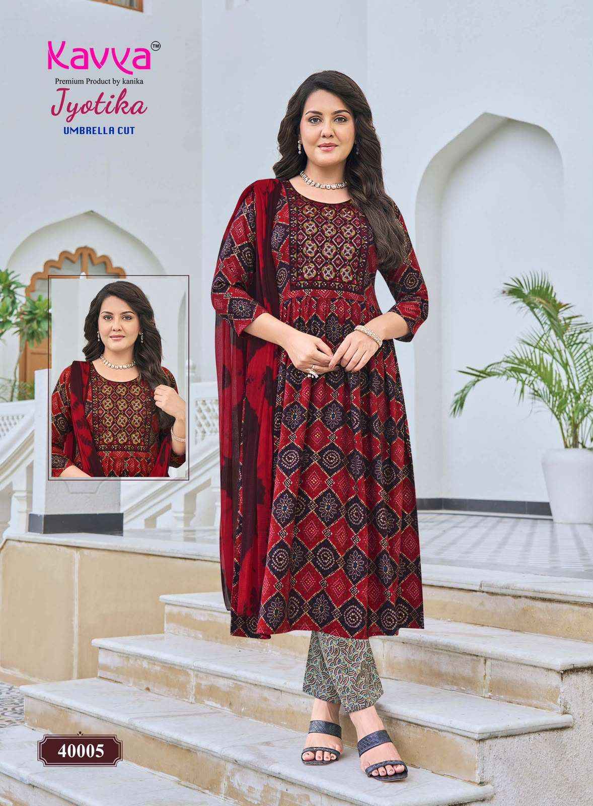 Kavya Jyotika Vol 40 Capsule  Readymade suits - Wholesale Bazaar Surat ( 10 Pcs Catalog )