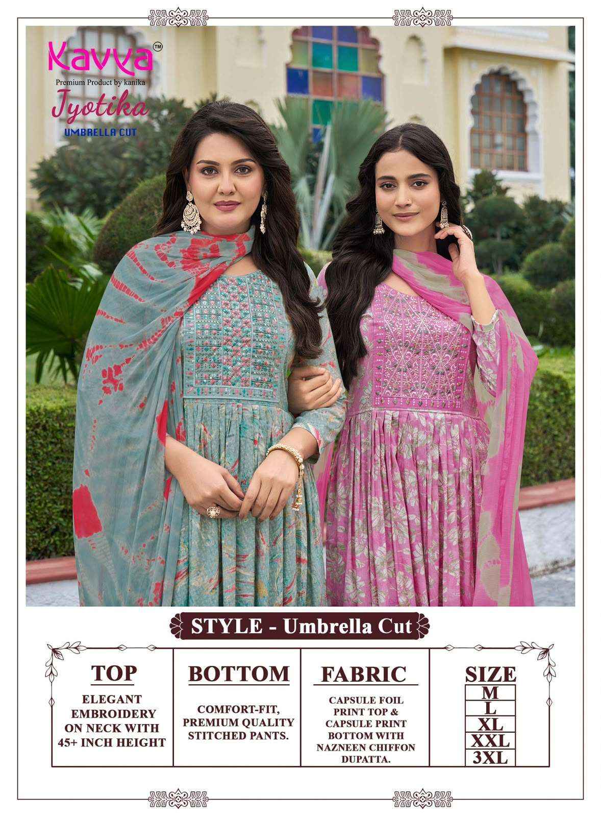 Kavya Jyotika Vol 40 Capsule  Readymade suits - Wholesale Bazaar Surat ( 10 Pcs Catalog )