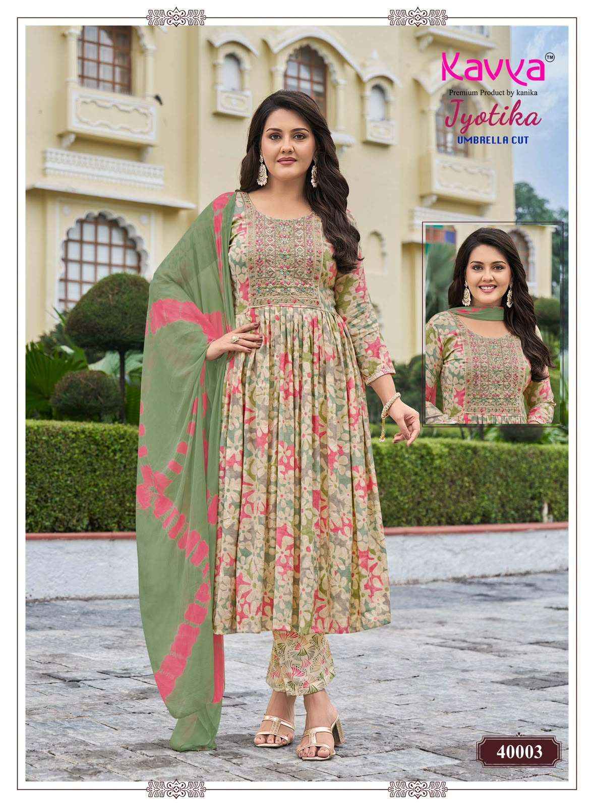 Kavya Jyotika Vol 40 Capsule  Readymade suits - Wholesale Bazaar Surat ( 10 Pcs Catalog )