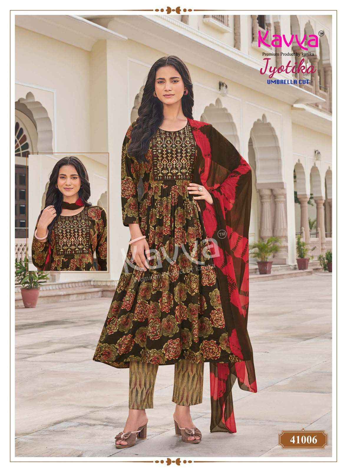 Kavya Jyotika Vol 41 Readymade Suits ( 10 Pcs Catalogue )