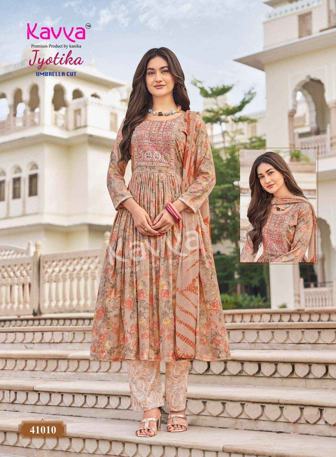 Kavya Jyotika Vol 41 Readymade Suits ( 10 Pcs Catalogue )