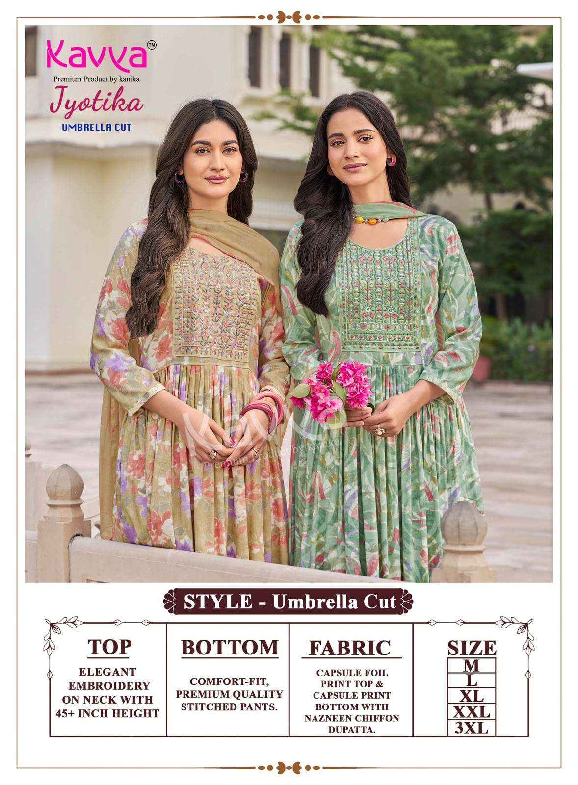 Kavya Jyotika Vol 41 Readymade Suits ( 10 Pcs Catalogue )