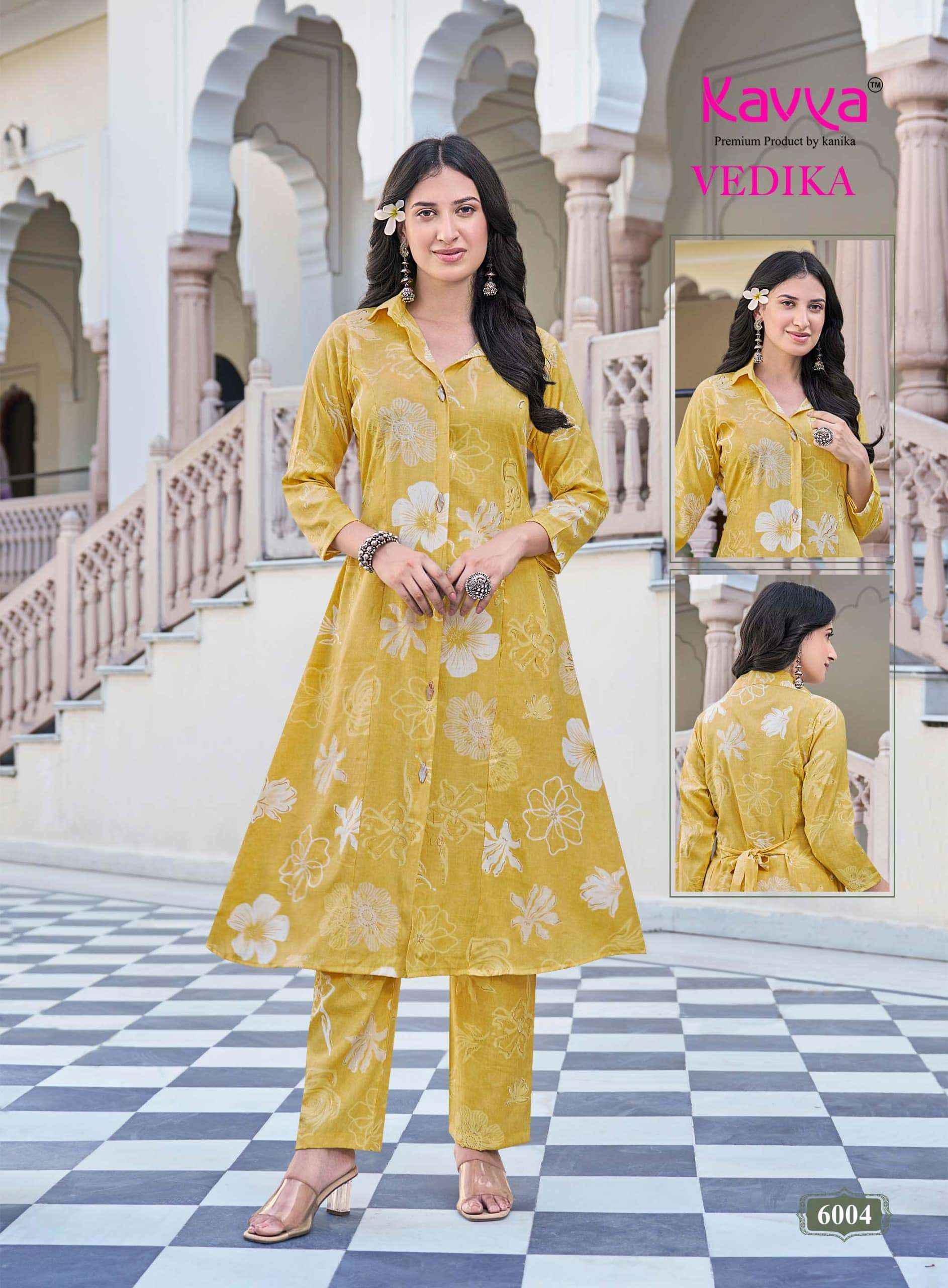 Kavya Vedika Vol 6 Premium A Line Cord Set _ Surat Wholesale Market Price ( 10 Pcs Catalog )