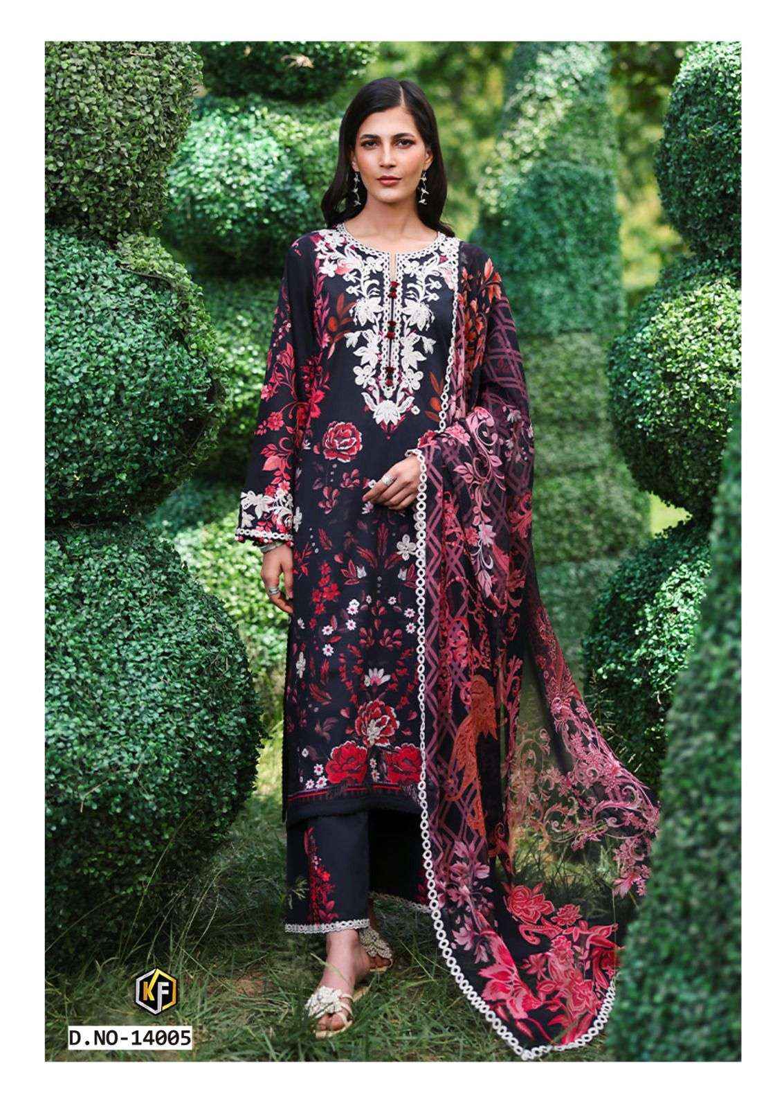 KEVAL FAB RANGREZ VOL 14 COTTON DIGITAL PRINTS SALWAR SUIT _ SURAT WHOLESALE MARKET PTICE ( 6 PCS CATALOG )