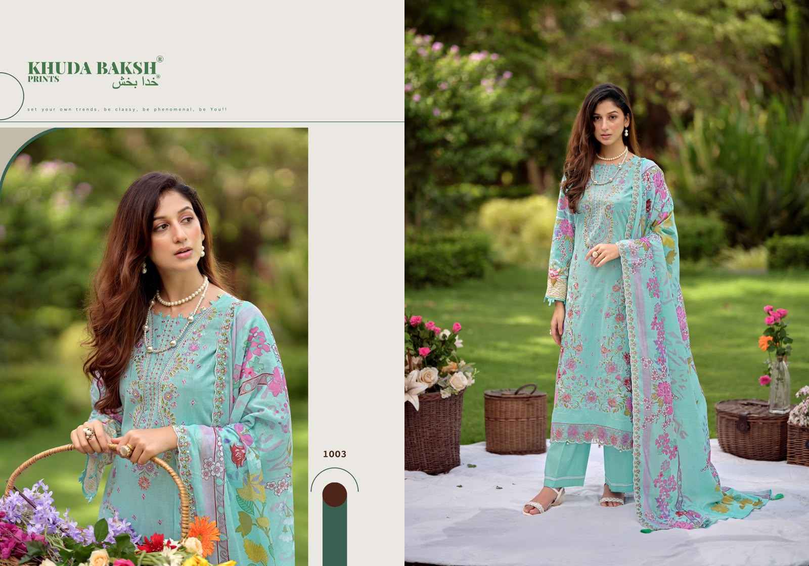 Khudha Baksh Farah Vol 2 Dress Material Online Price ( 10 Pcs Catalog )