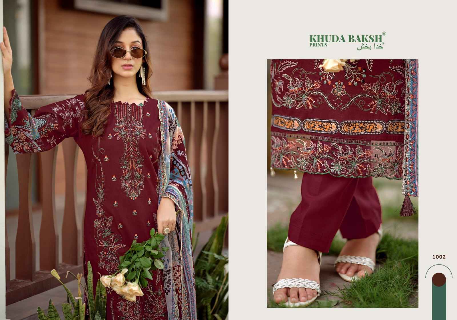 Khudha Baksh Farah Vol 2 Dress Material Online Price ( 10 Pcs Catalog )