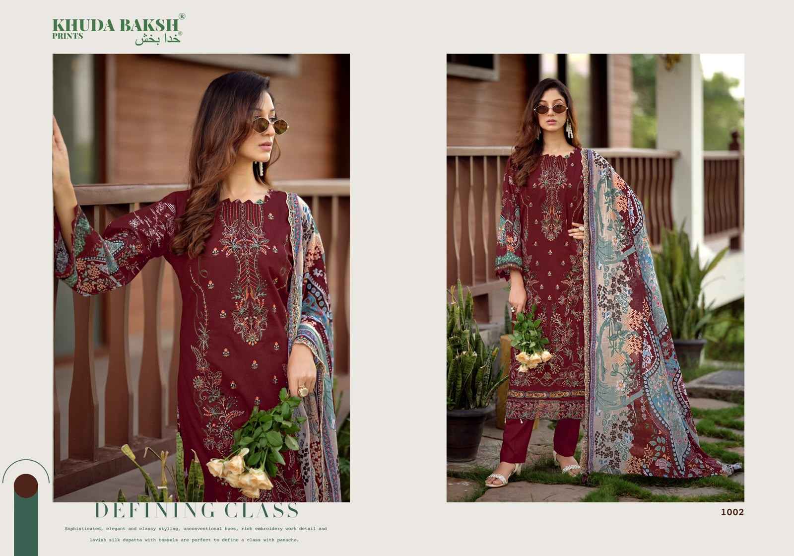 Khudha Baksh Farah Vol 2 Dress Material Online Price ( 10 Pcs Catalog )