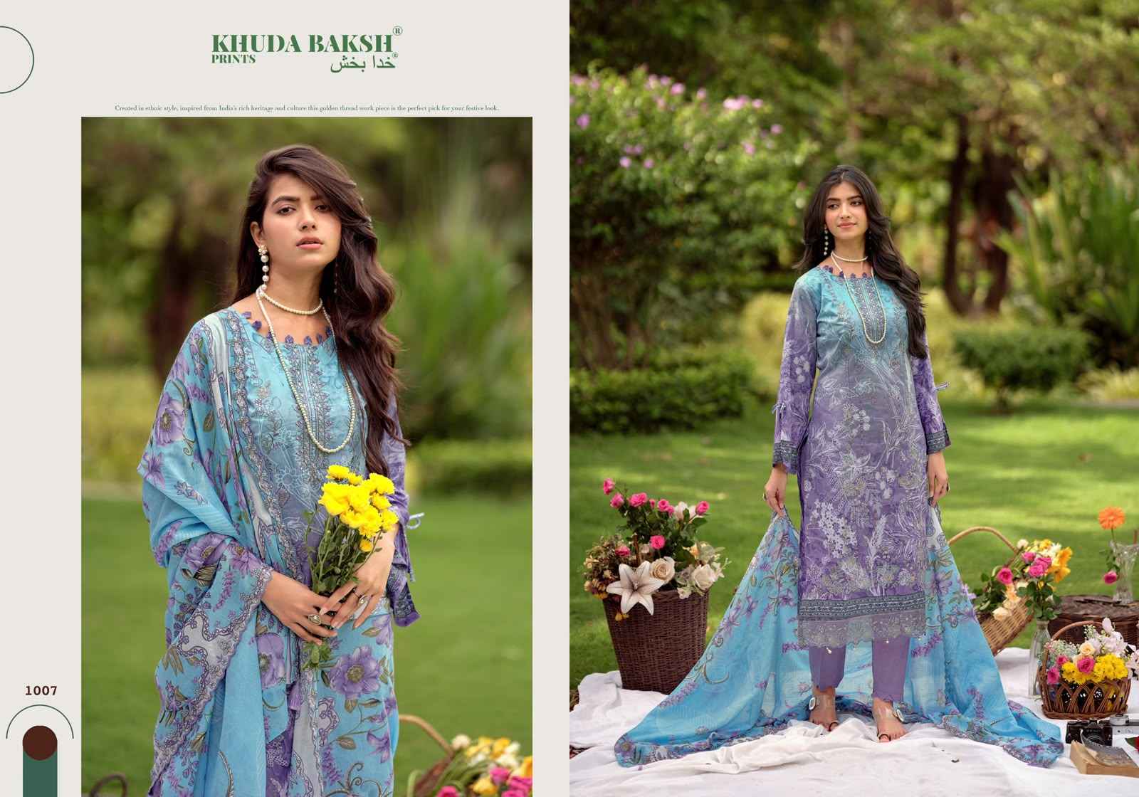 Khudha Baksh Farah Vol 2 Dress Material Online Price ( 10 Pcs Catalog )