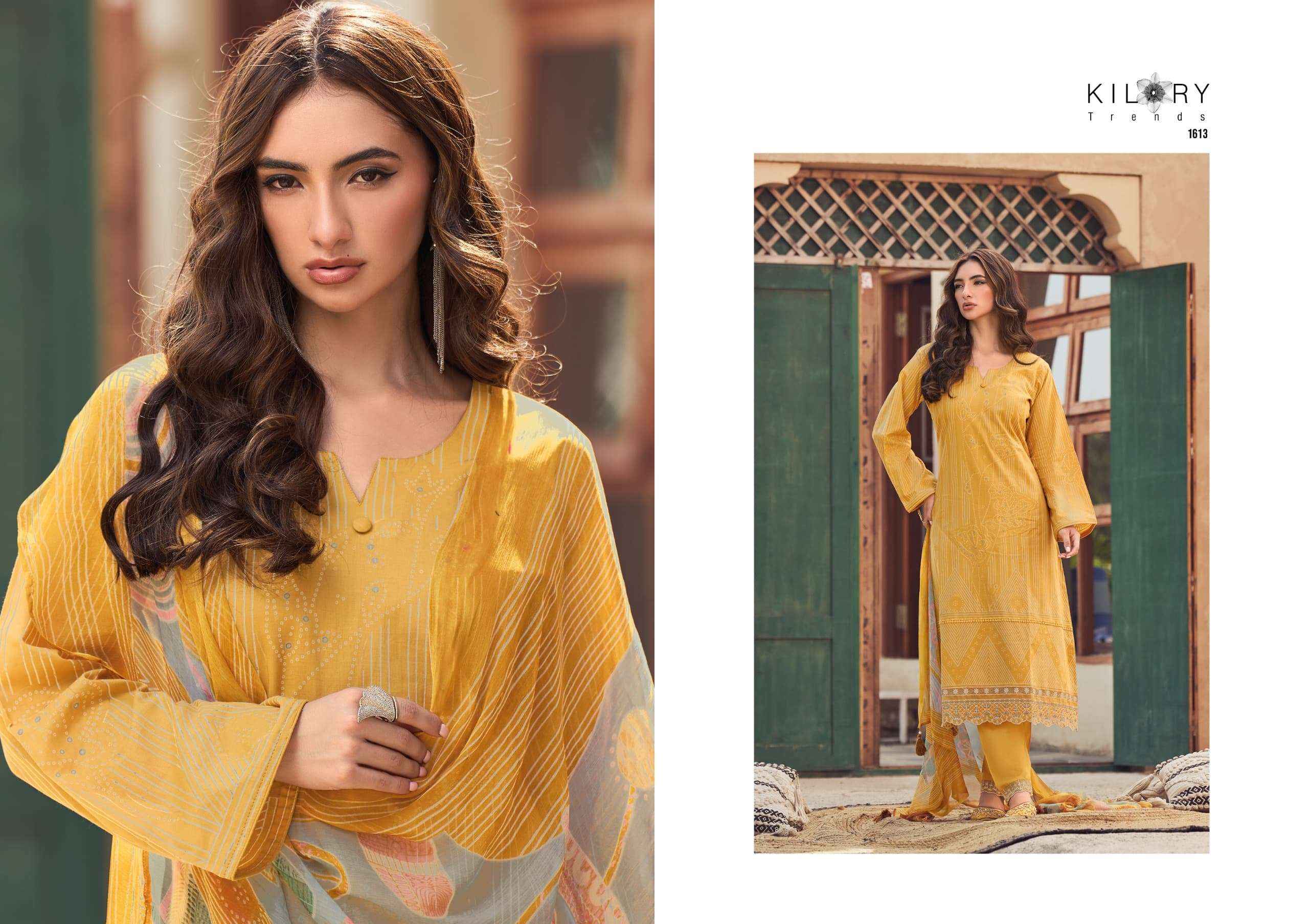Kilory Lakshita Pure Lawn Cotton Designer Salwar suit - wholesale Surat Market price ( 6 Pcs Catalog )